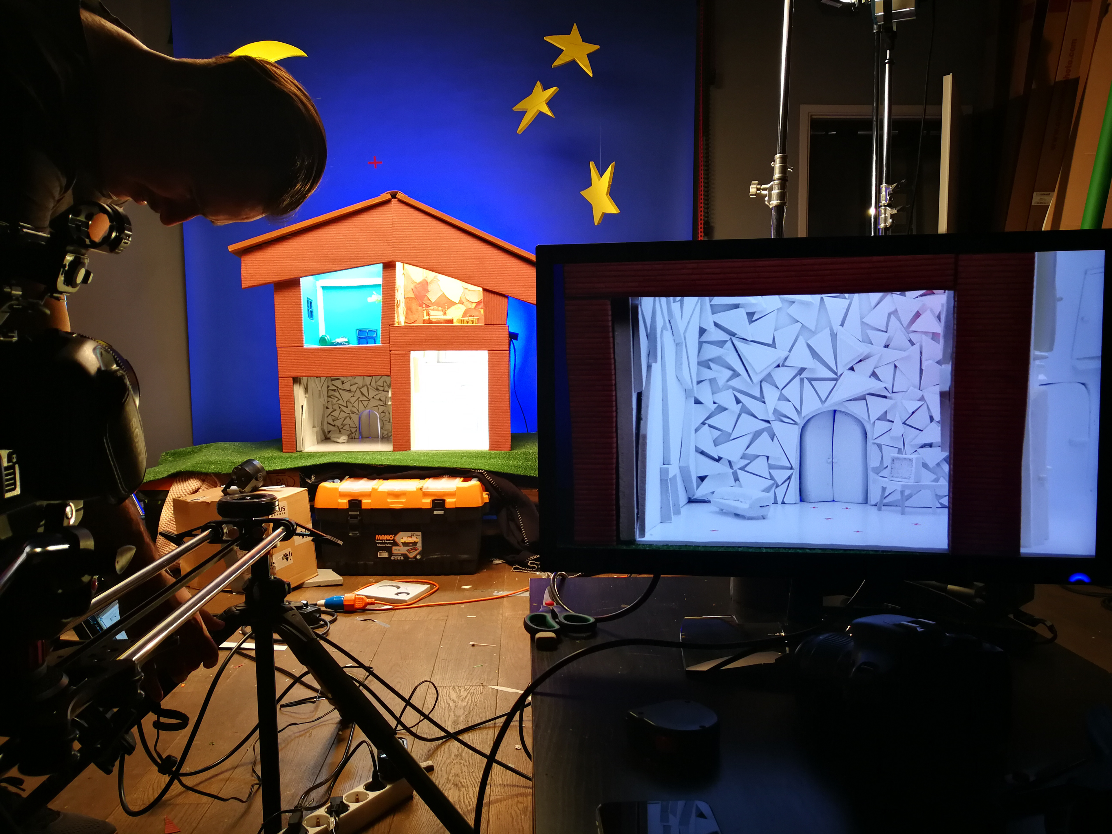 Muzikinio klipo "Biplan - Nuo nulio iki mėnulio" filmavimas