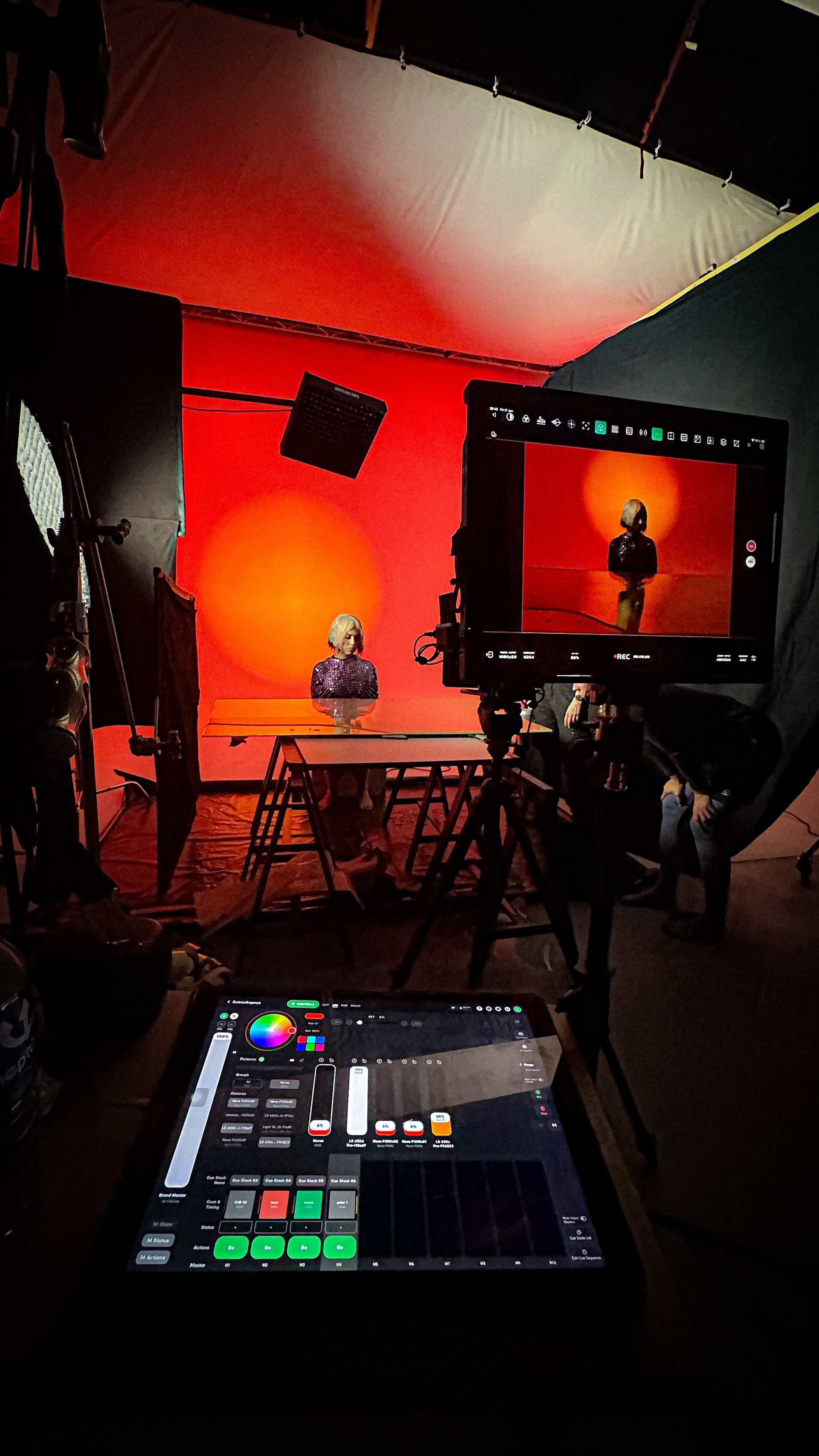 Muzikinio klipo "Evgenya Redko - Nebeatpažįstama" filmavimas