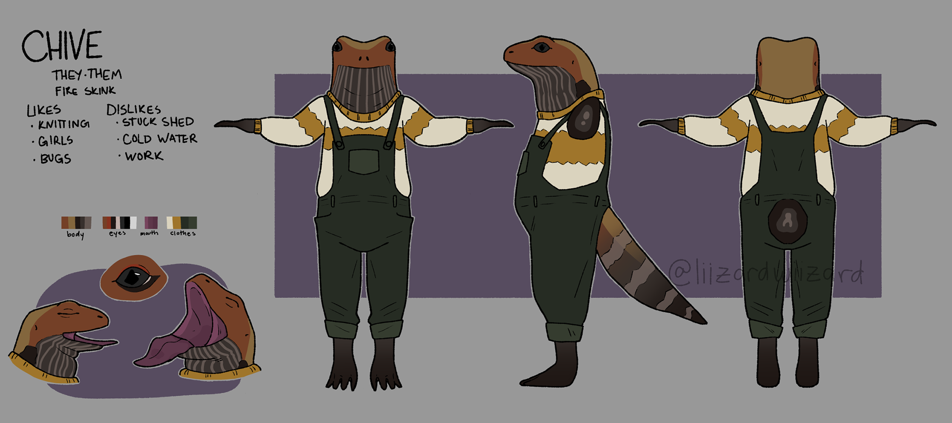 Character Model for Chive (an Original Character)