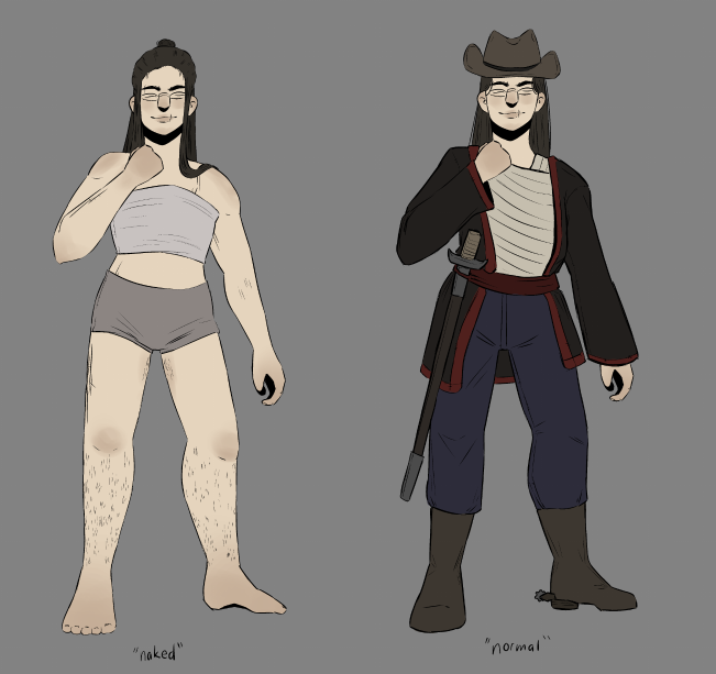 Character Model for Axel - a D&D Character