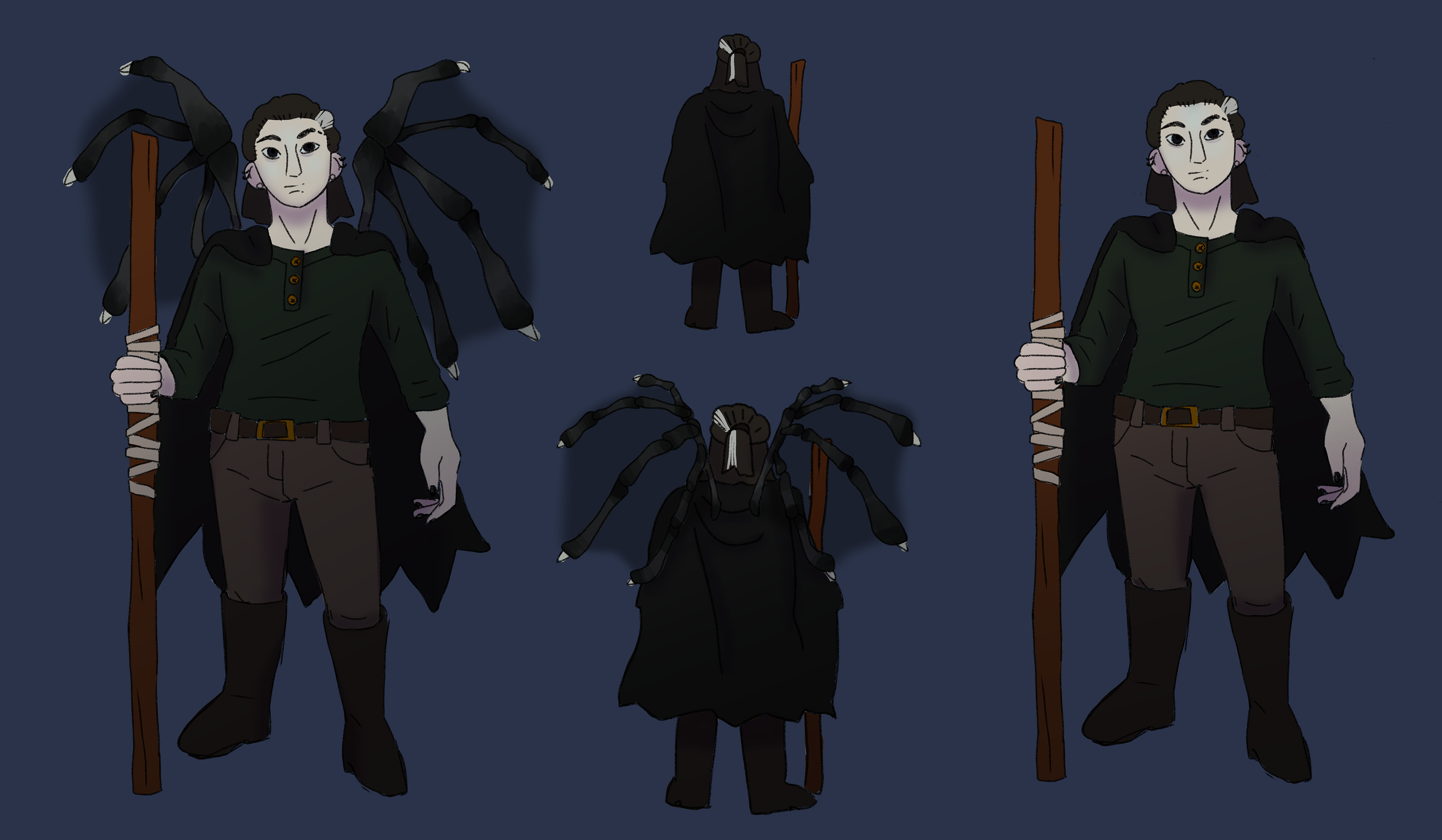 Character Design for Nikko, my character from my Dungeons and Dragons Campaign