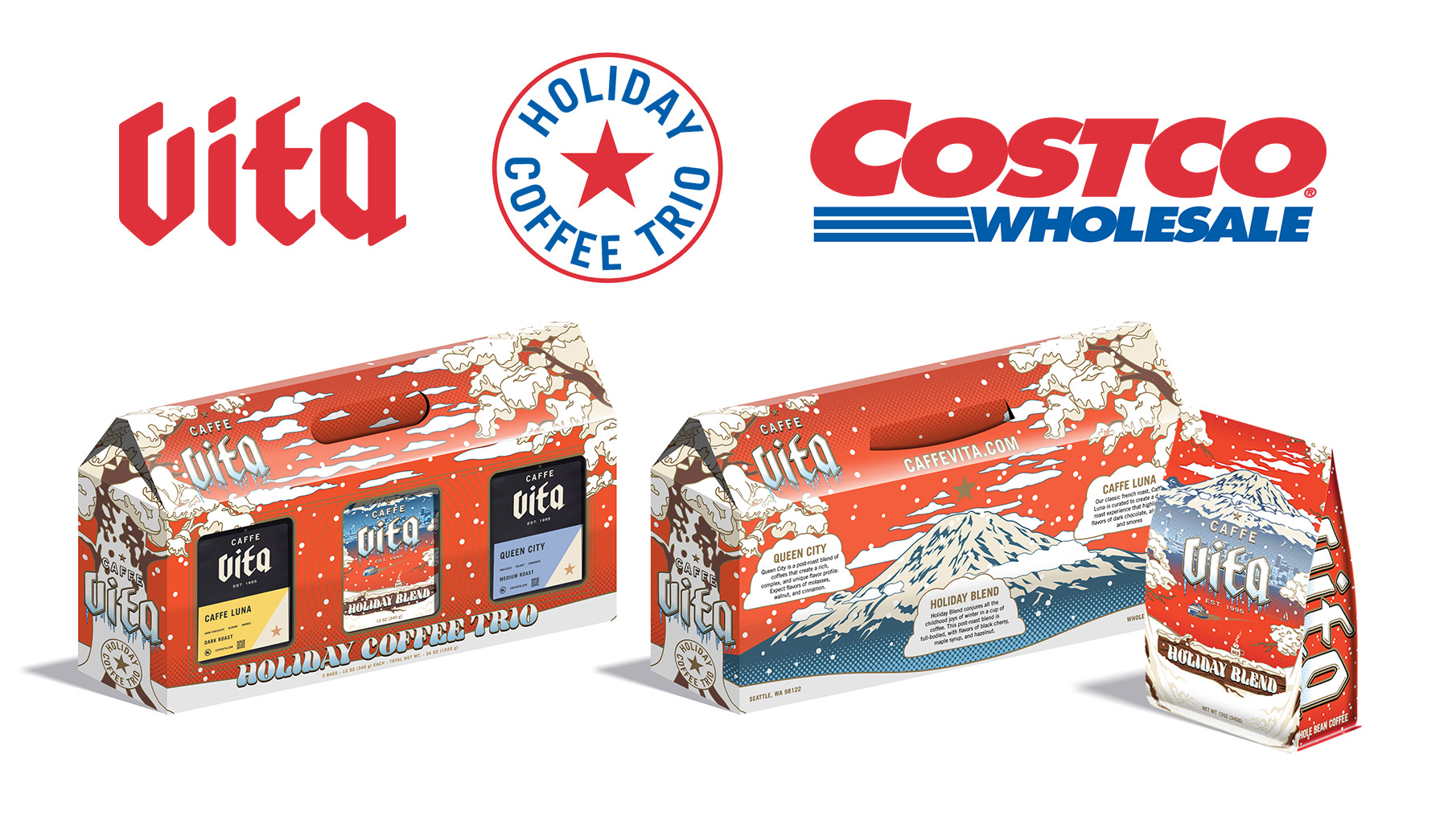 "Trio Pack" mockups for Costco