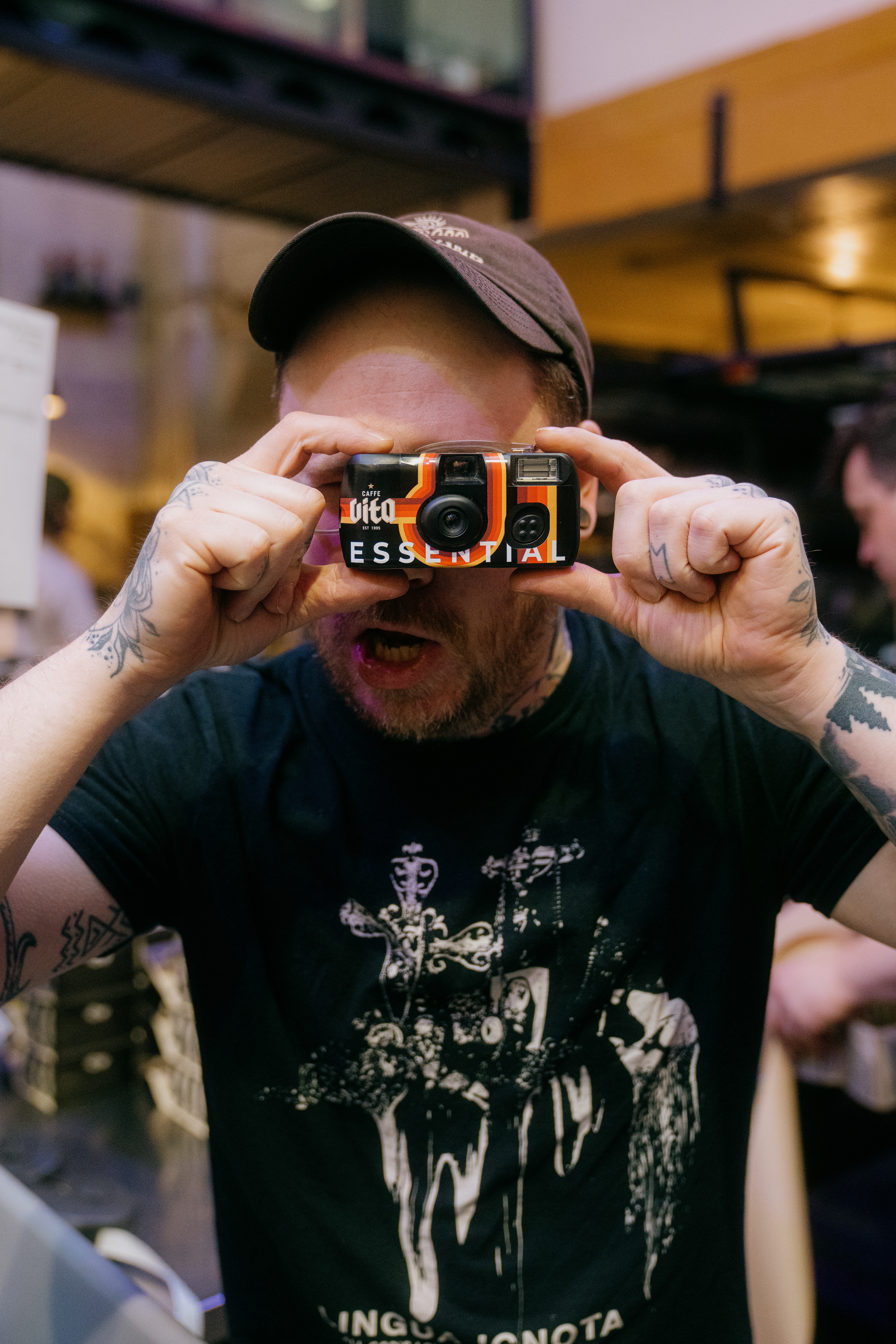 Camera in action