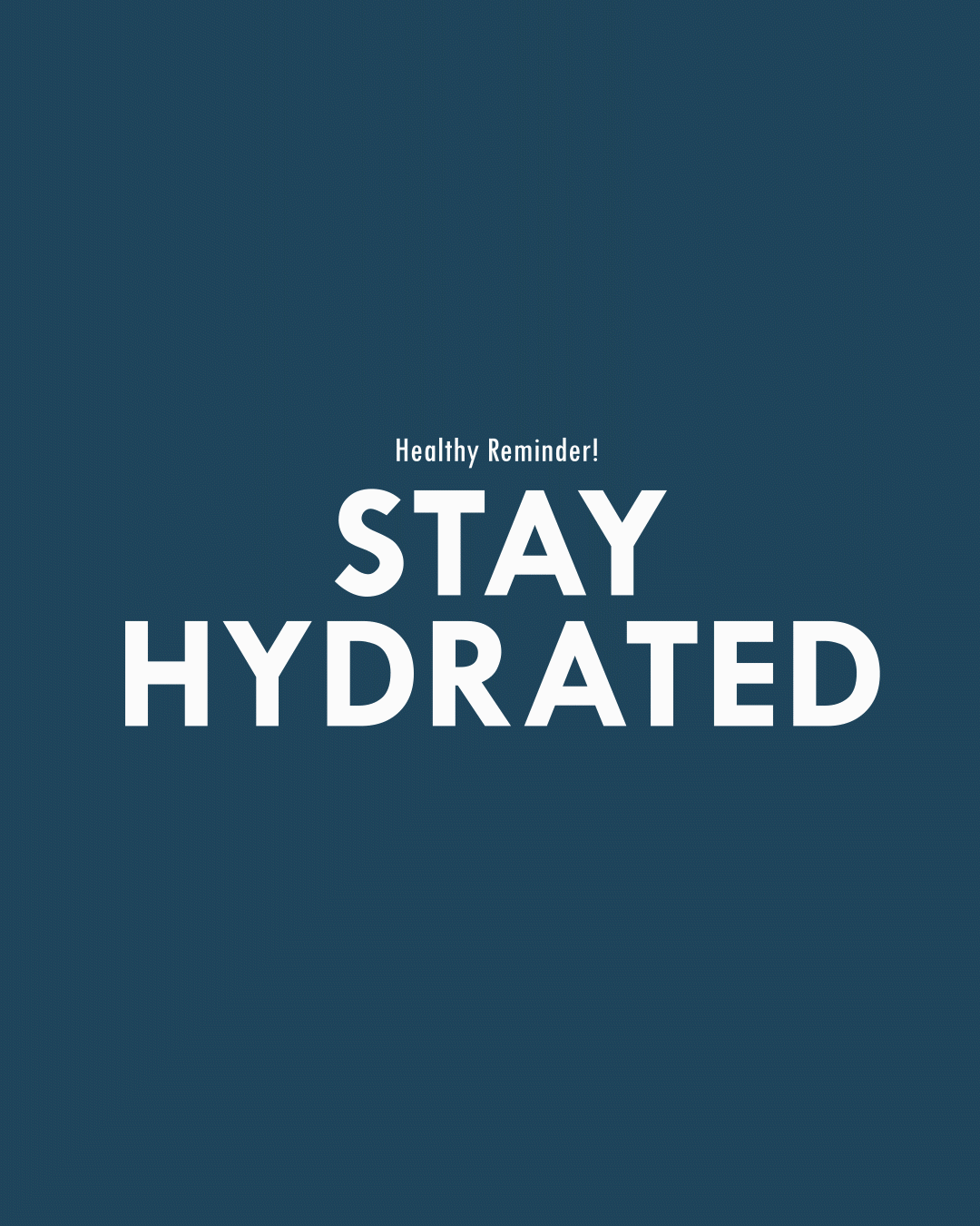 Healthy Reminder! Series no.1 (Vector)