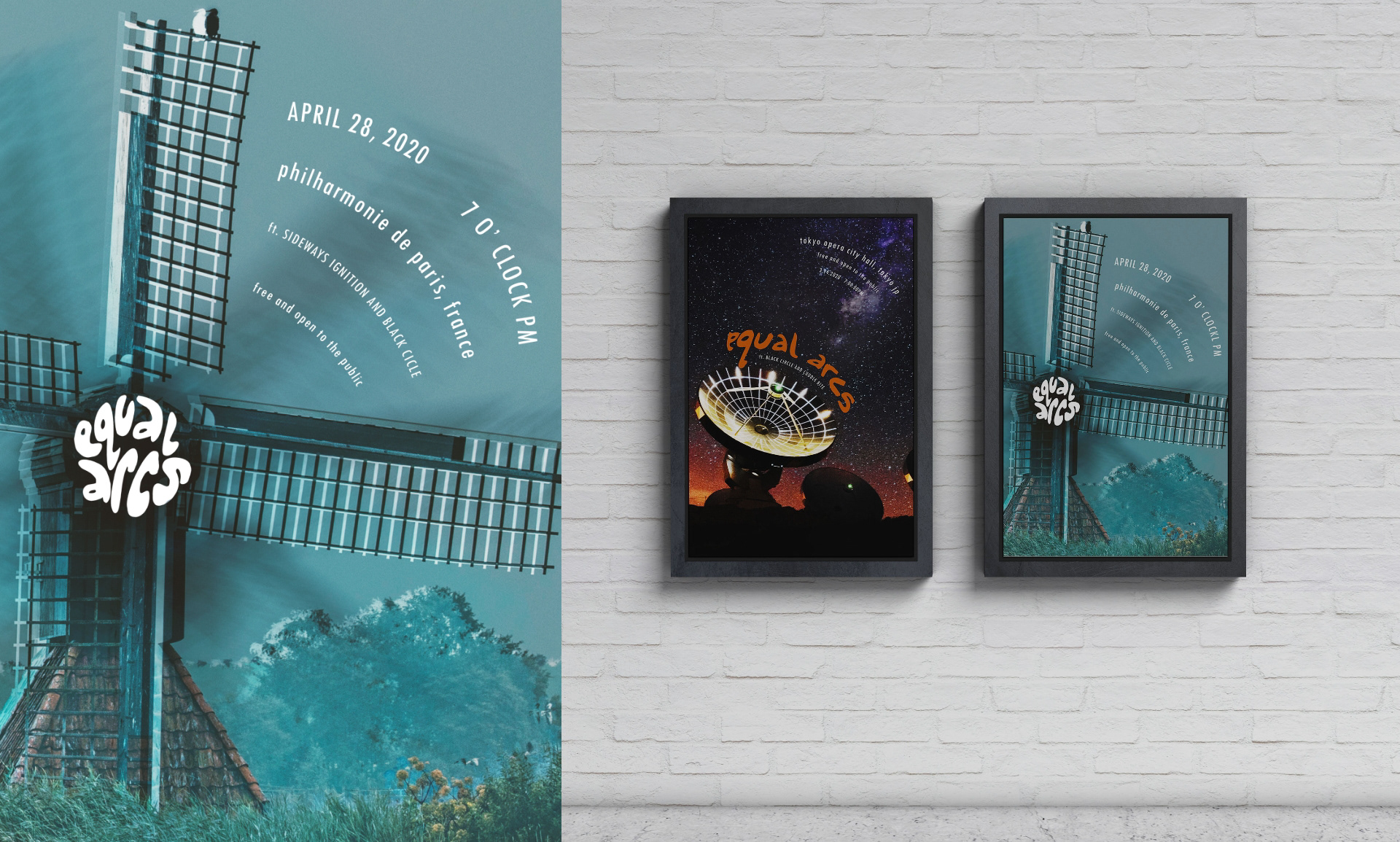 Promotional Tour Posters 18" x 24"