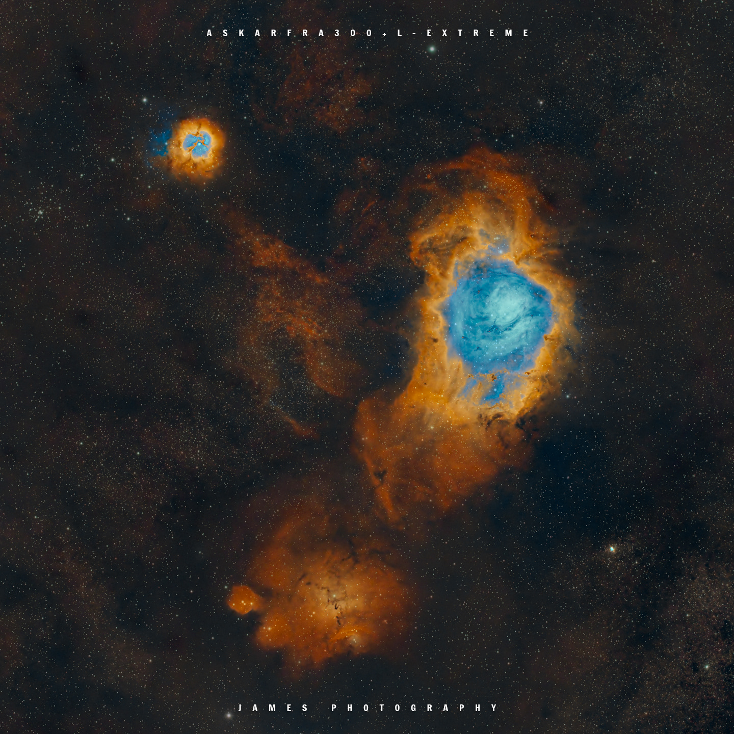 Lagoon & Trifid Nebula