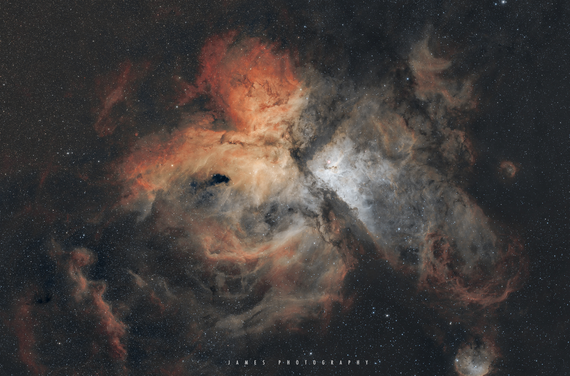 ETA-Carina Nebula 2x2 Mosaic