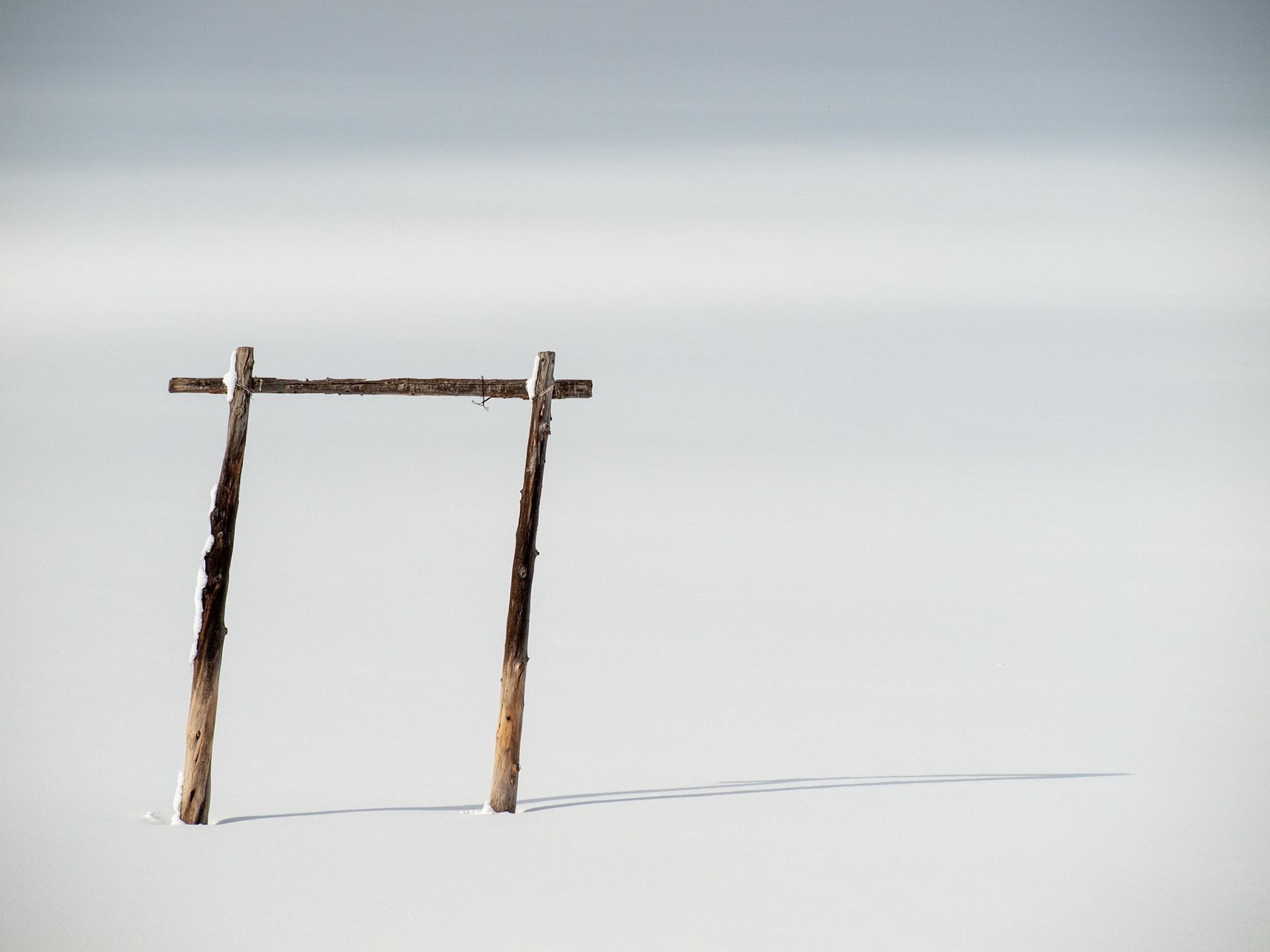 love the concept of negative space. Pi is one of my first pictures, captured on a mountain pass in central Utah.