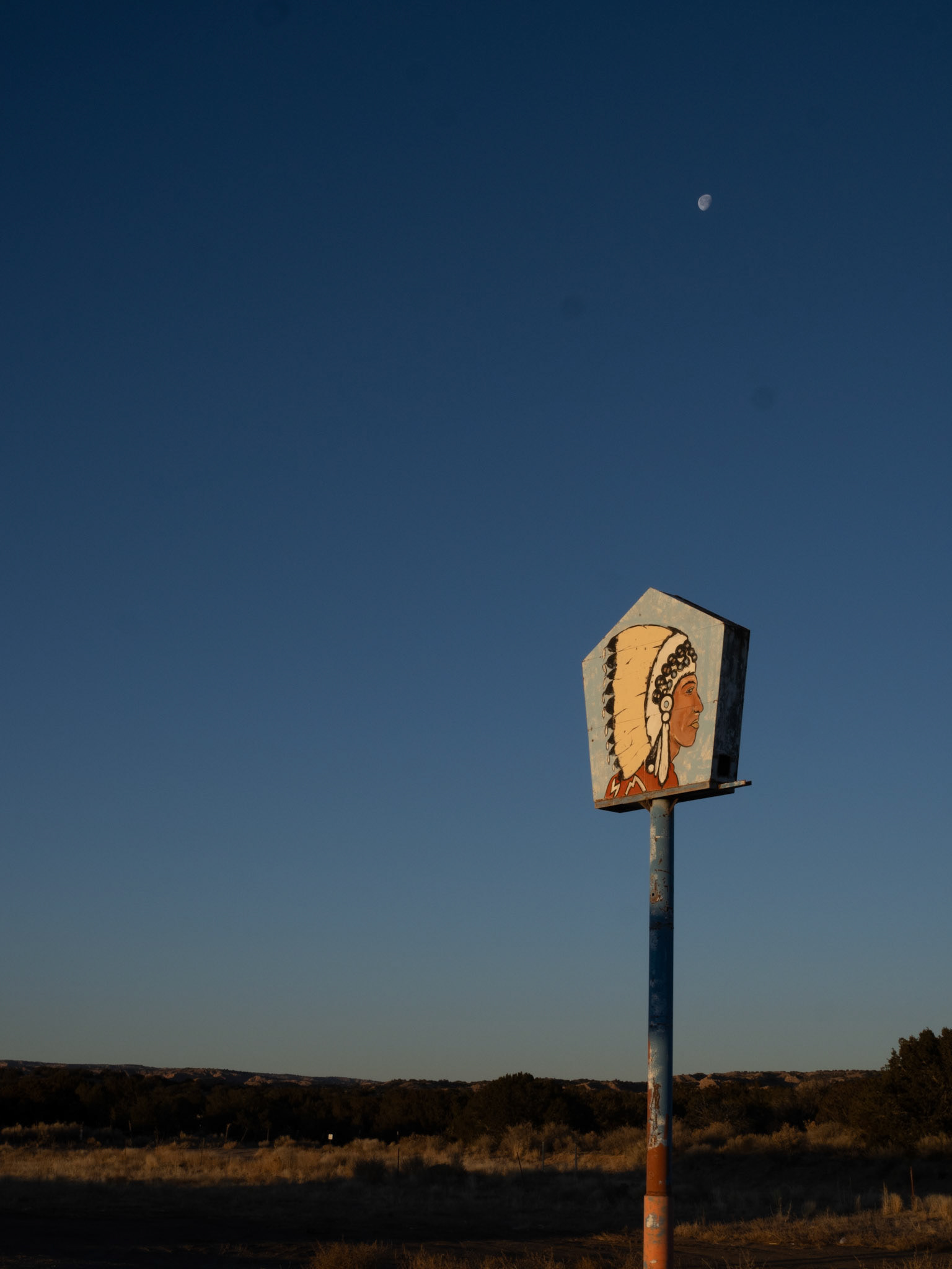18/2025 Moon Over Big Chief Gas Station