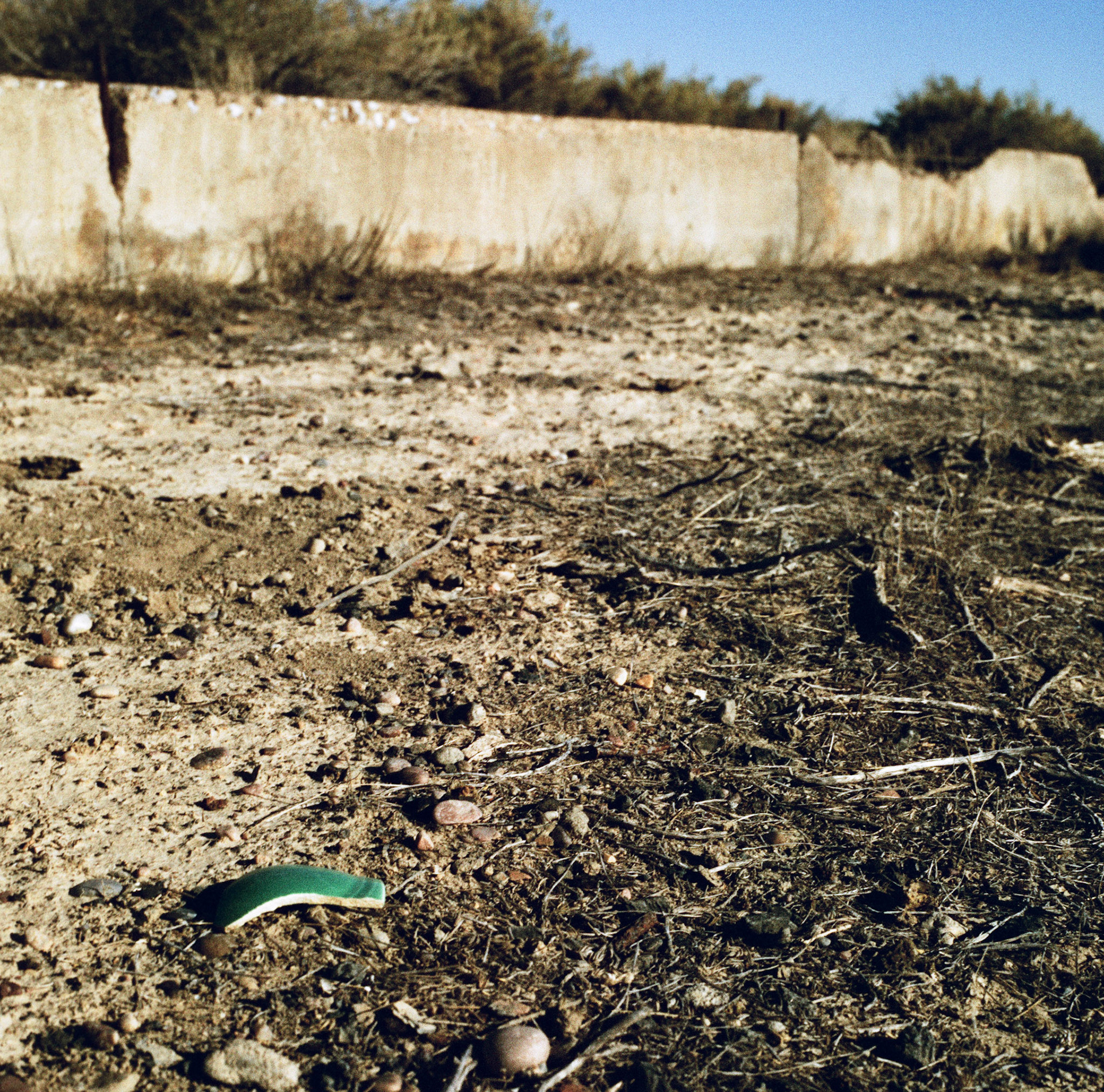 Today is Analog Tuesday... This a pottery shard near a foundation of one of the buildings at the Topaz Japanese Internment Camp. We must remember the powers to be tried to convince us these places needed to exist.