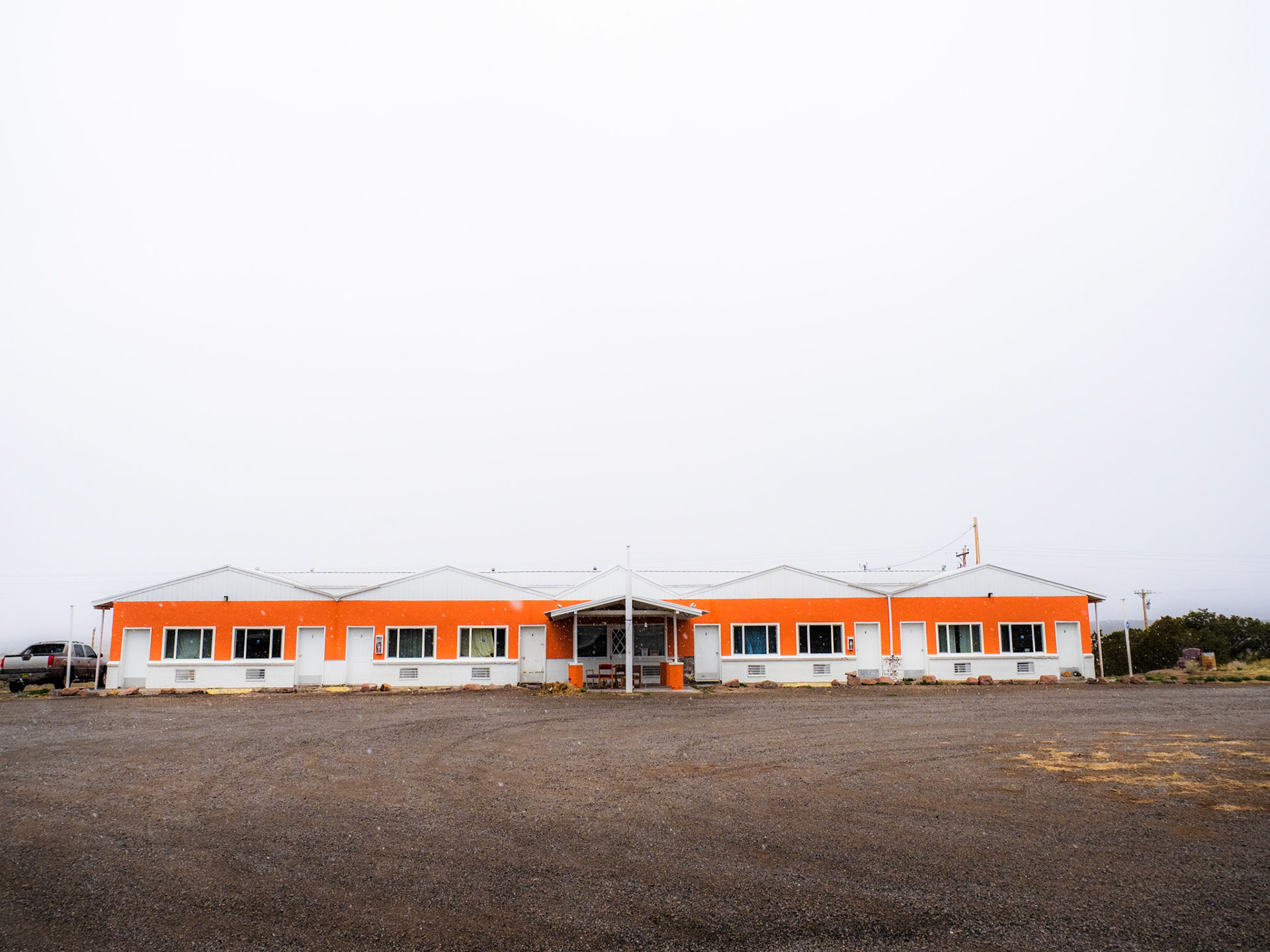 An old motel, on Old US 66 Loop in New Mexico.
