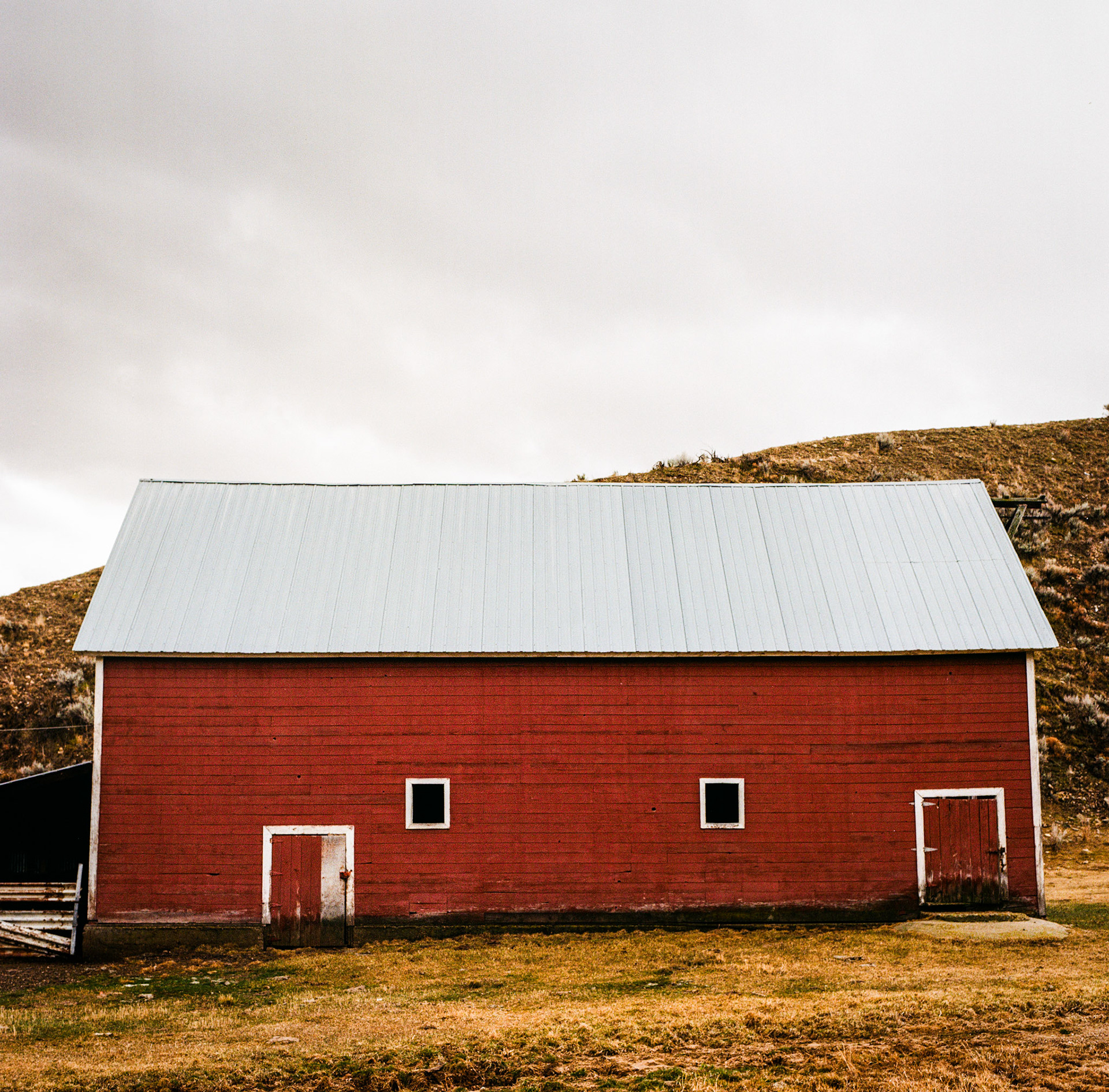 I made this picture a while back. It reminds me of the red barns I saw when I was growing up in Minnesota.
