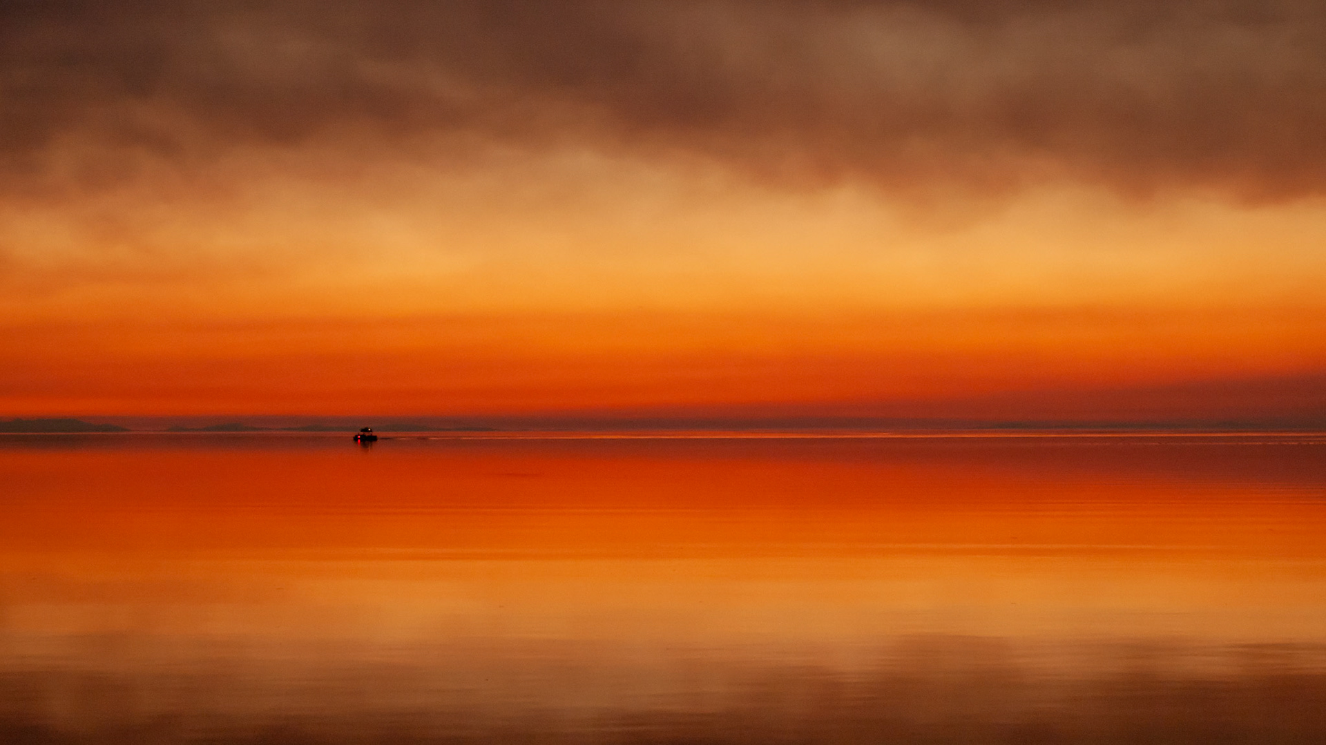 Smoke from wild fires make for awesome sunsets.