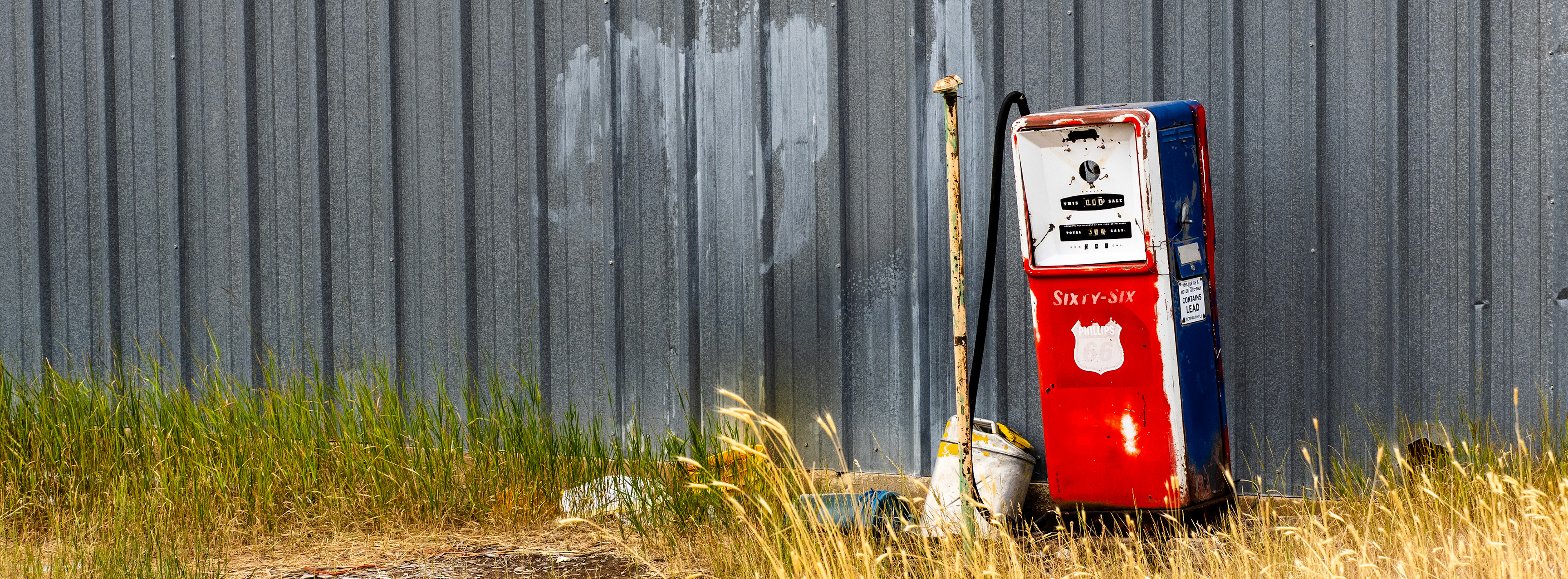 I found this old Phillips 66 gas pump on my drive on the back roads of Wanship, UT, this morning.