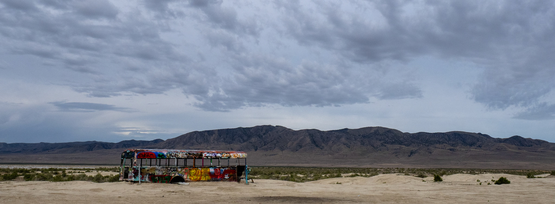 People who've followed me will recognize this bus. I photographed it a few times before. It's always fun to go back and try again. Things are always changing, light, weather, perspective. Here's today's result.