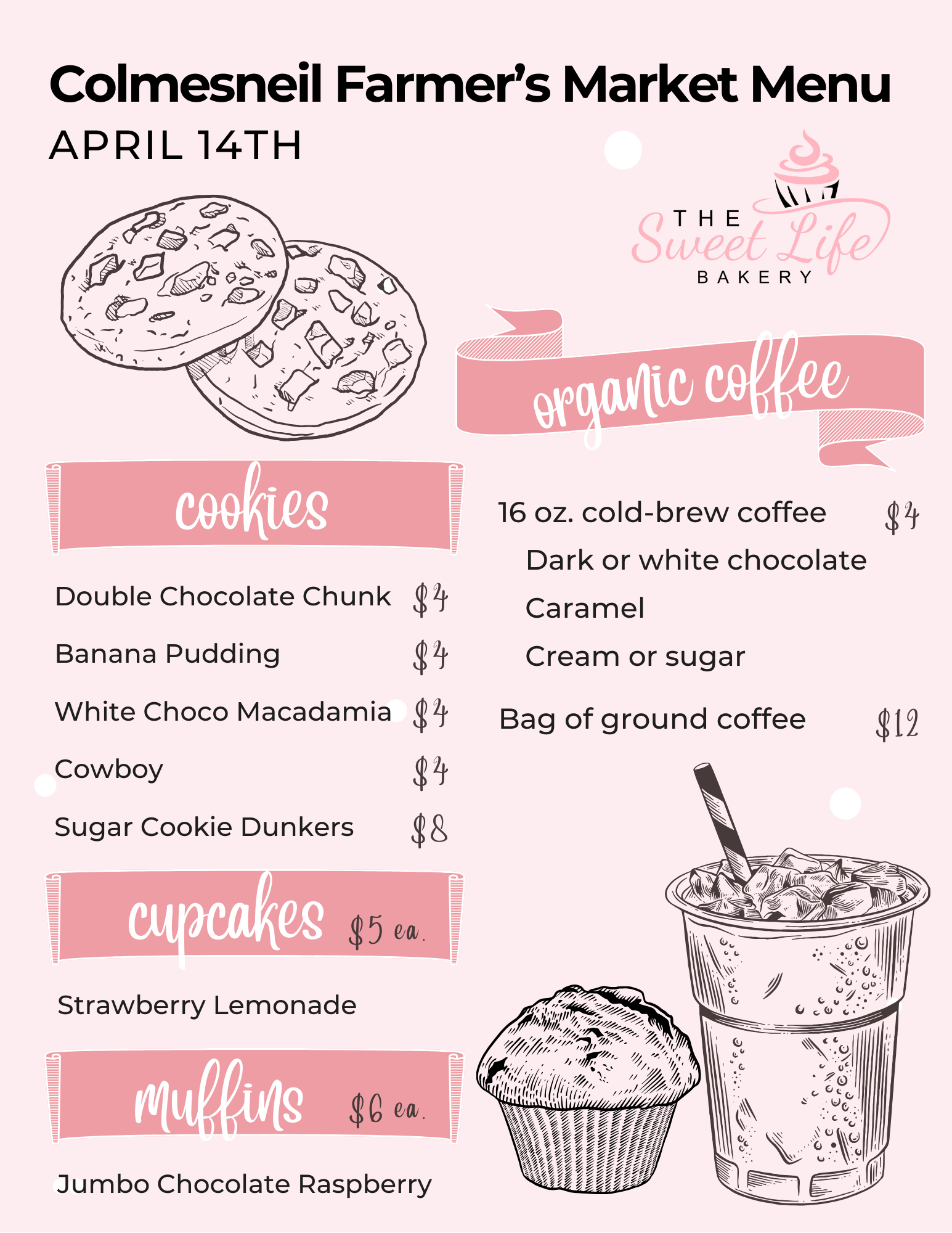 Bakery Menu