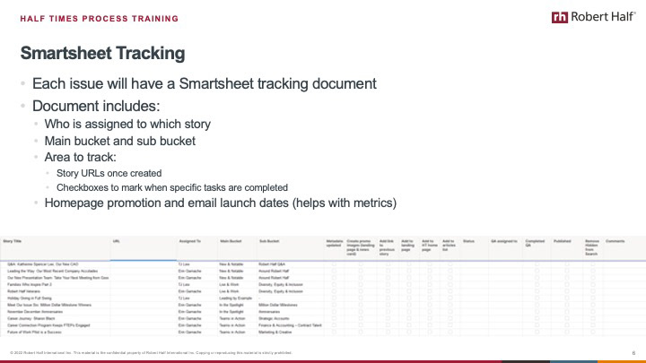 Training Presentation