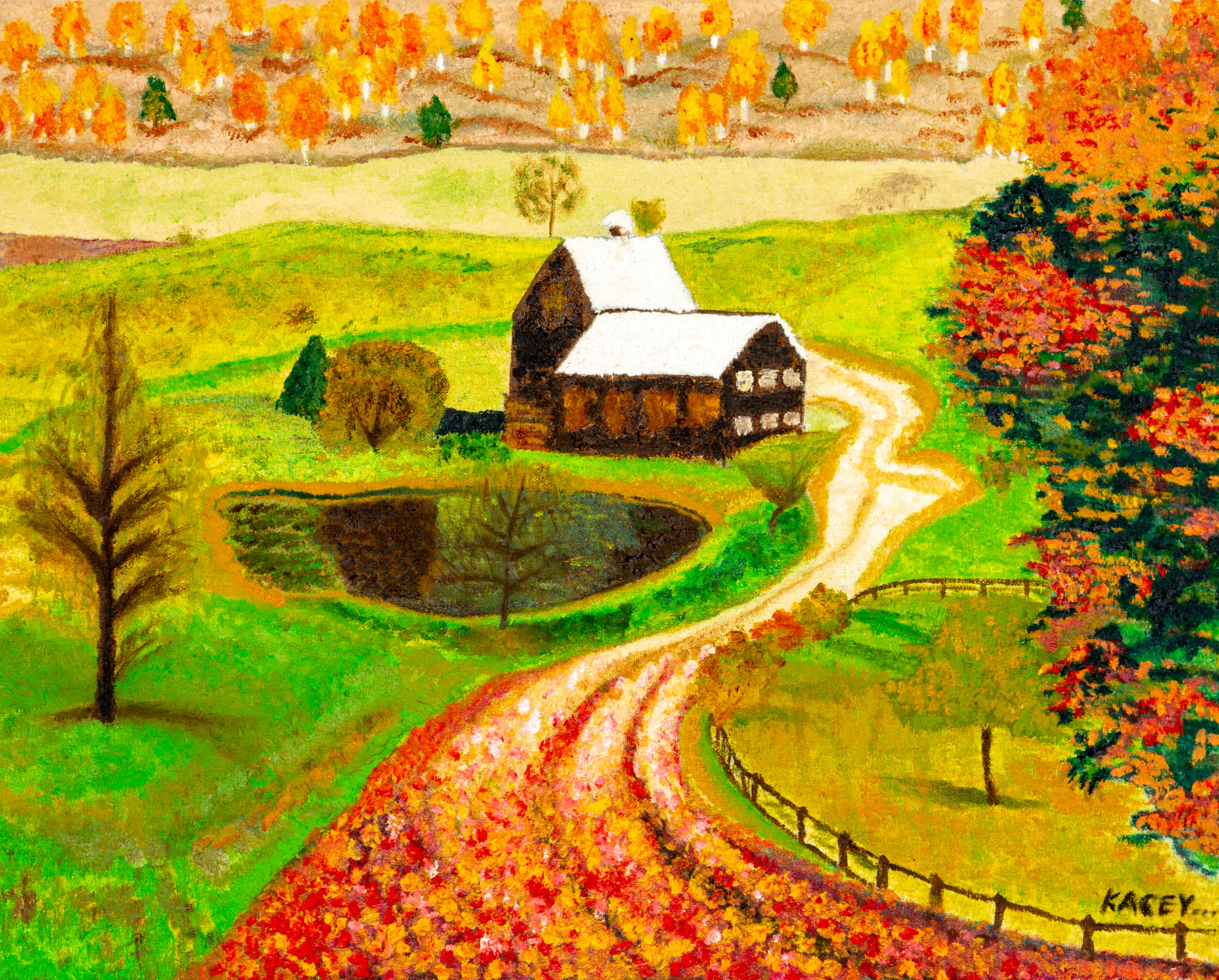 Cottage Garden 50 x 40 cm Oil