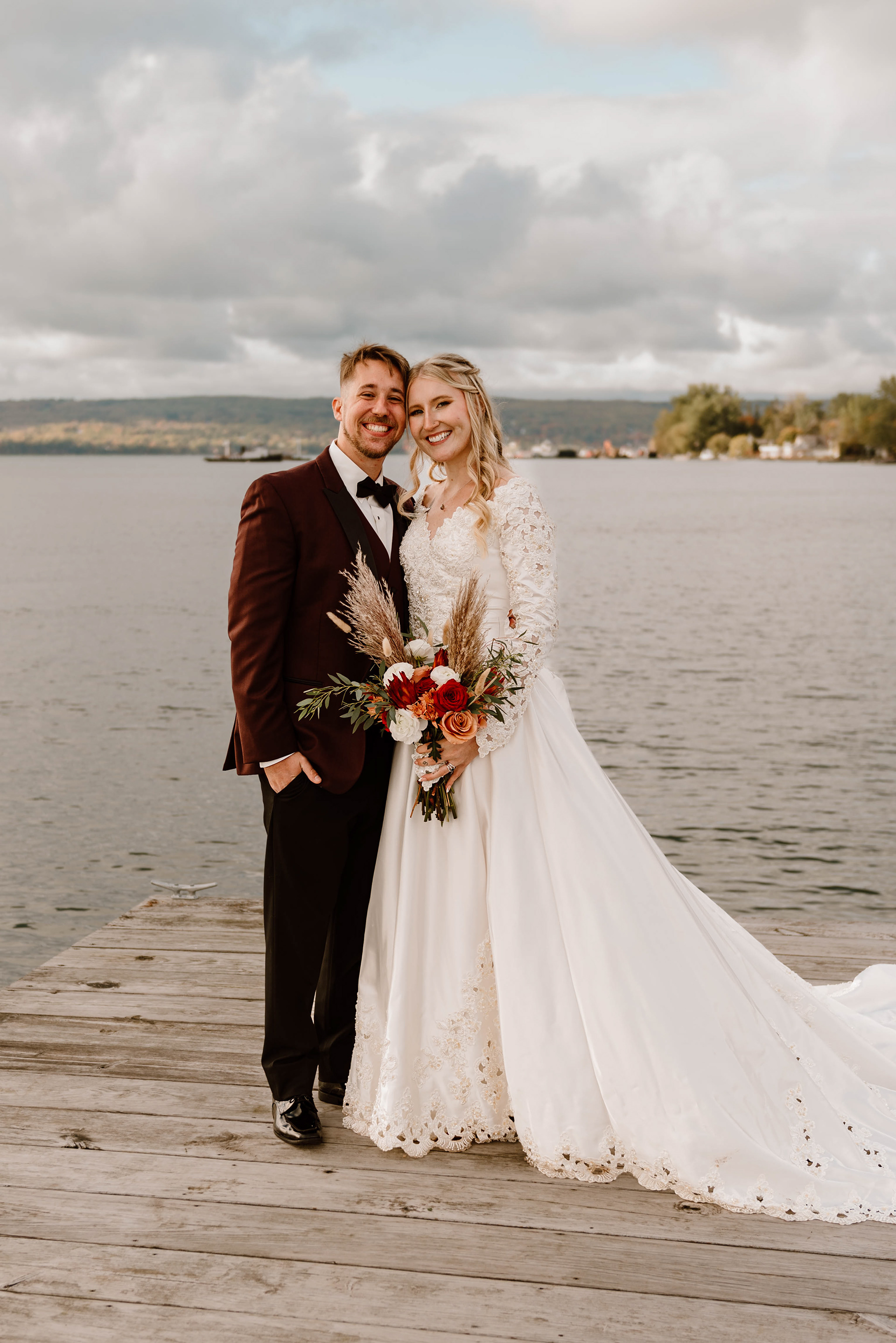 Gorgeous Wedding Photos Madeline Island Inn Madeline Island, WI Libby Aos Photography