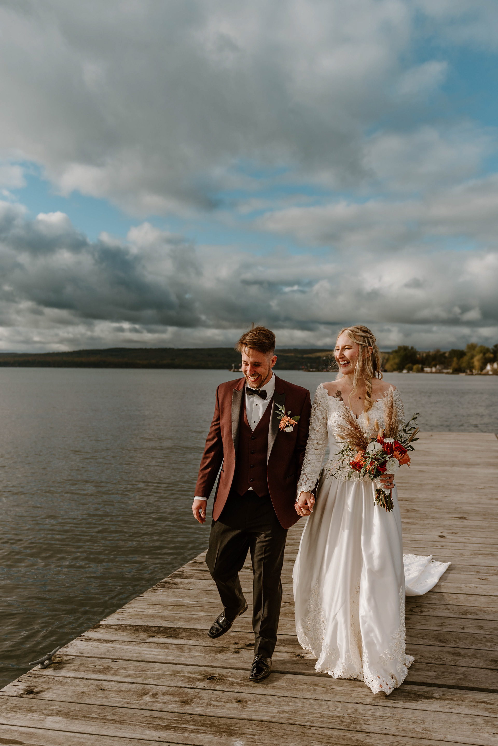 Gorgeous Wedding Photos Madeline Island Inn Madeline Island, WI Libby Aos Photography