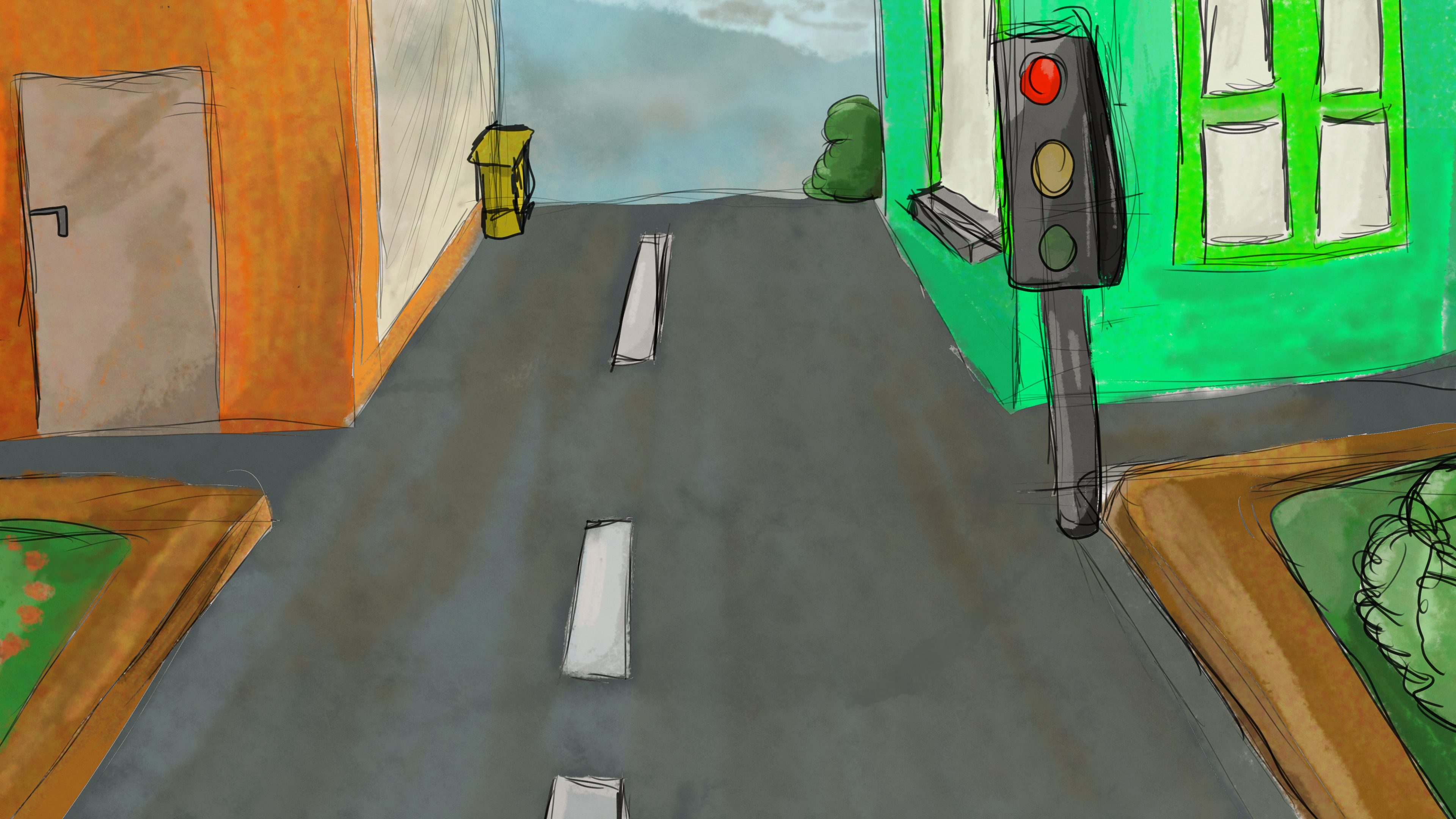 fertige Illustration