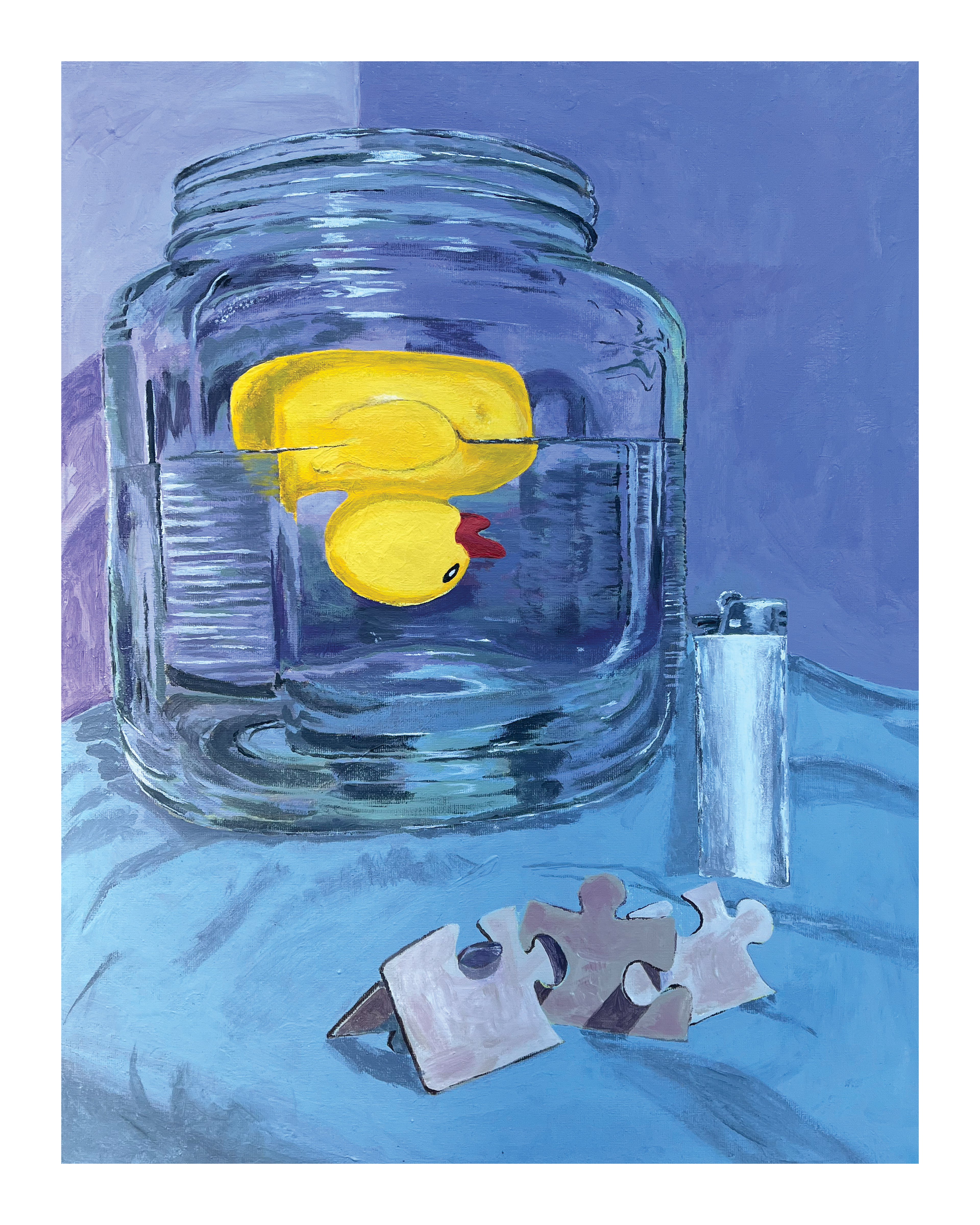 'Icarus Duck' Acrylic