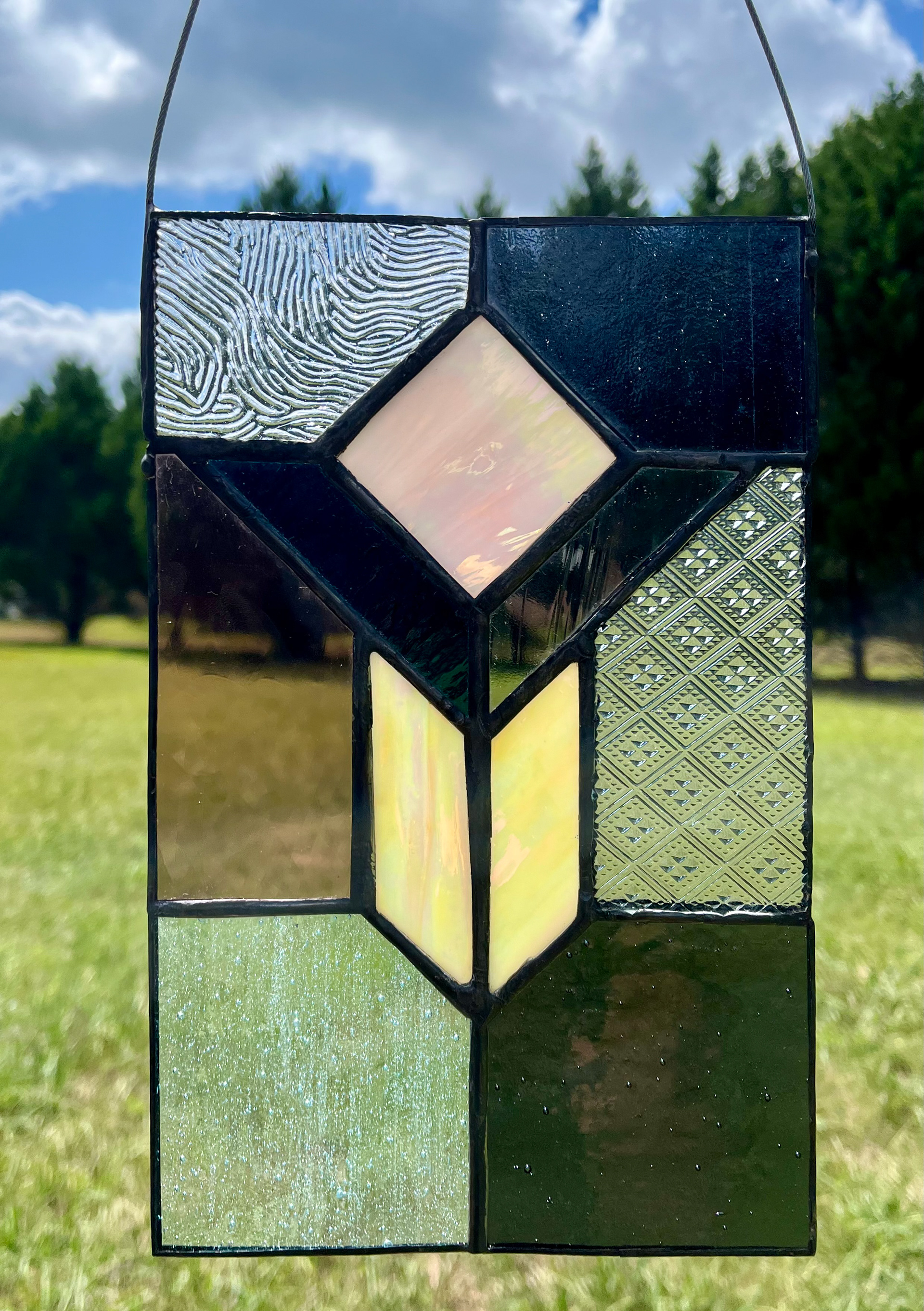 'Tulip' Stained Glass