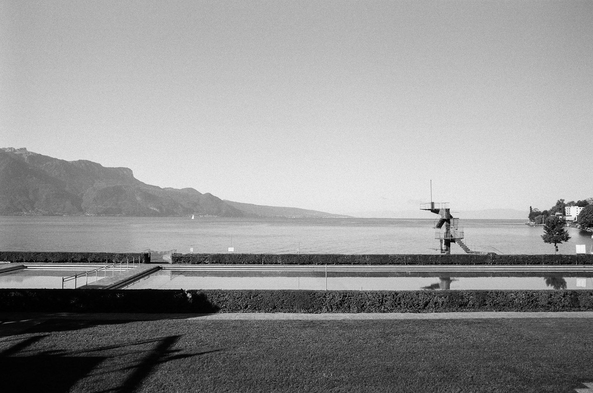 Suisse. 2022. Vevey. Piscine Corseaux-Plage Vevey.