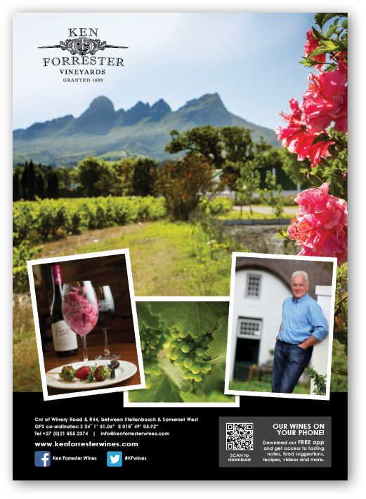 Magazine Advert for Ken Forrester Wines