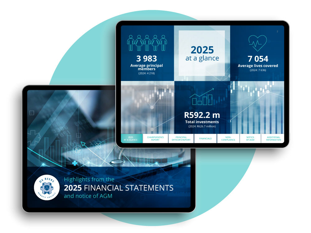Financial Highlights for De Beers Benefit Society