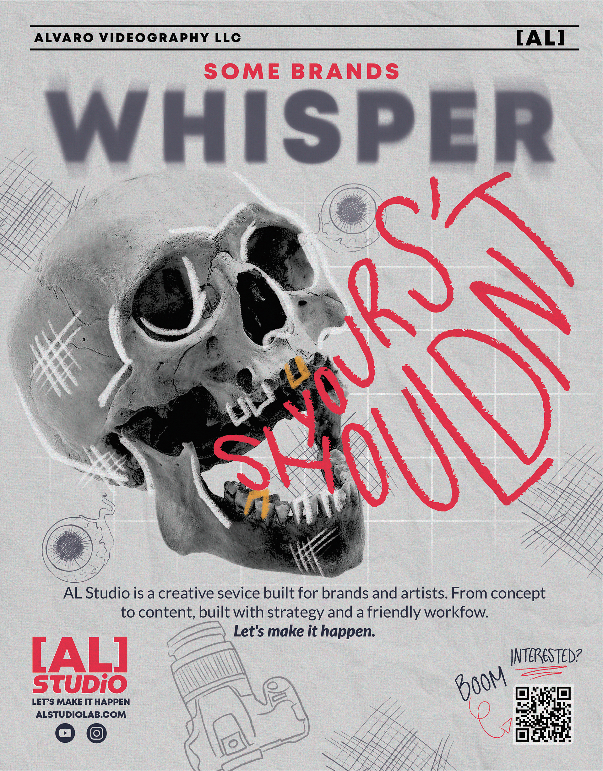 Flyers for a Local Studio Business, Freelance (2025)