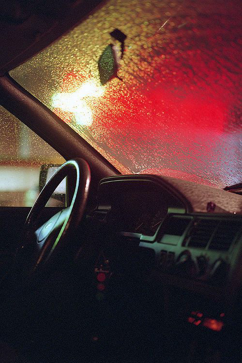 Lighting with wet widnows