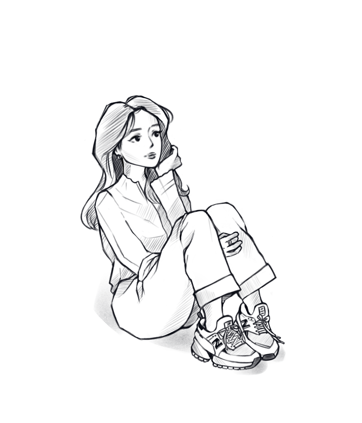 Pose Study. 