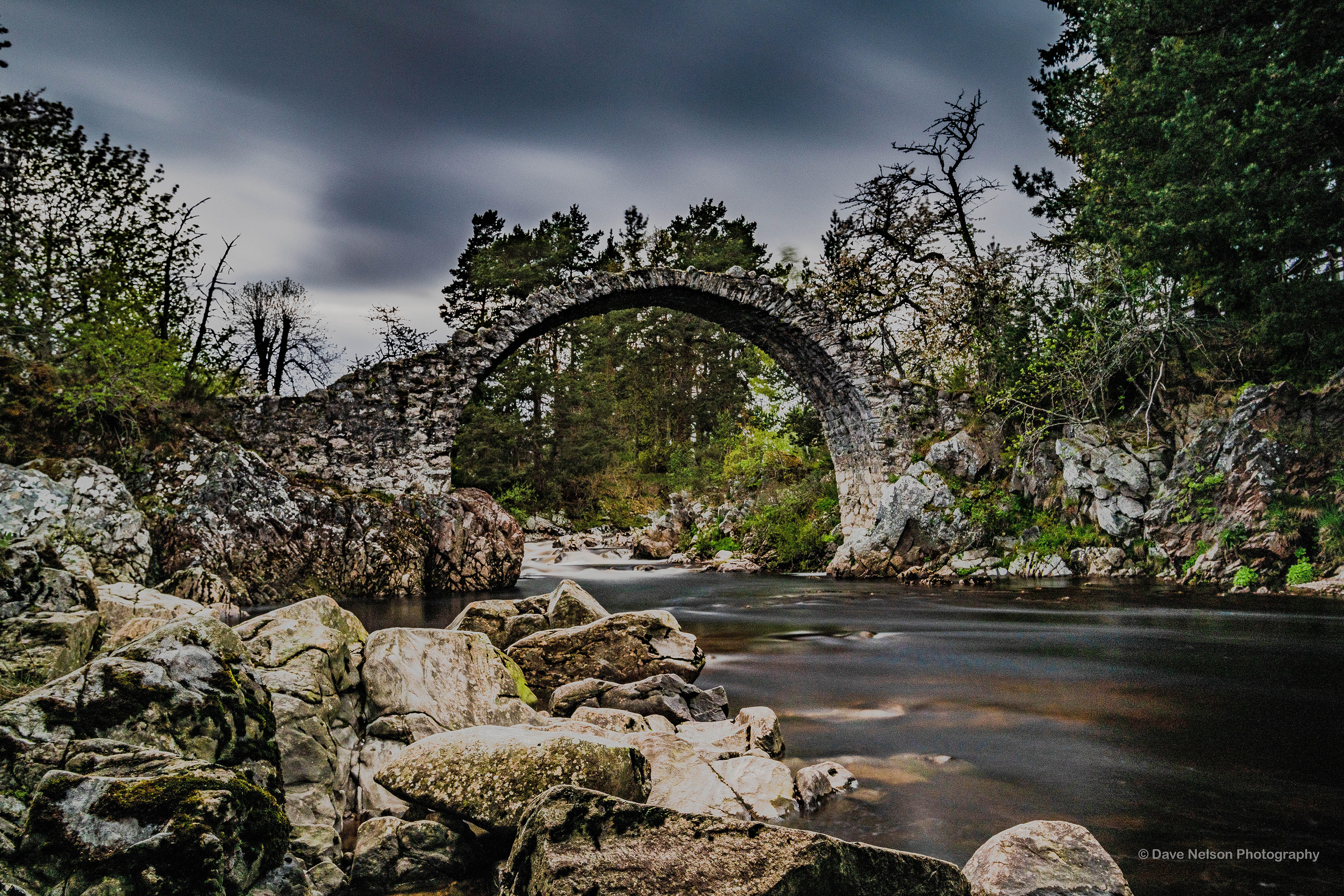 Old Packhorse Bridge, Carrbridge, Highlands, Scotland