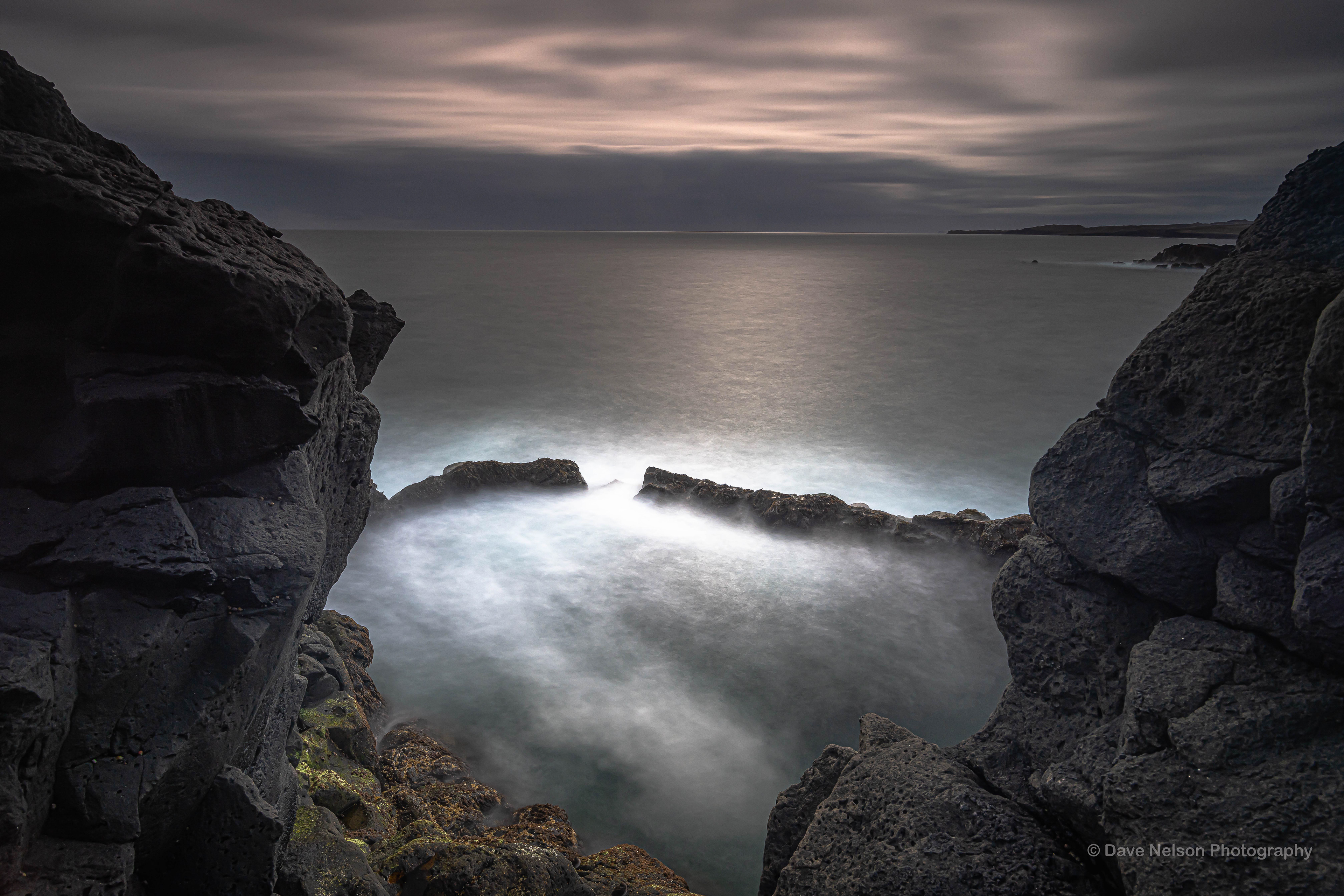 Surf Cauldron, Brimketill, Reykjanes Peninsula, Iceland