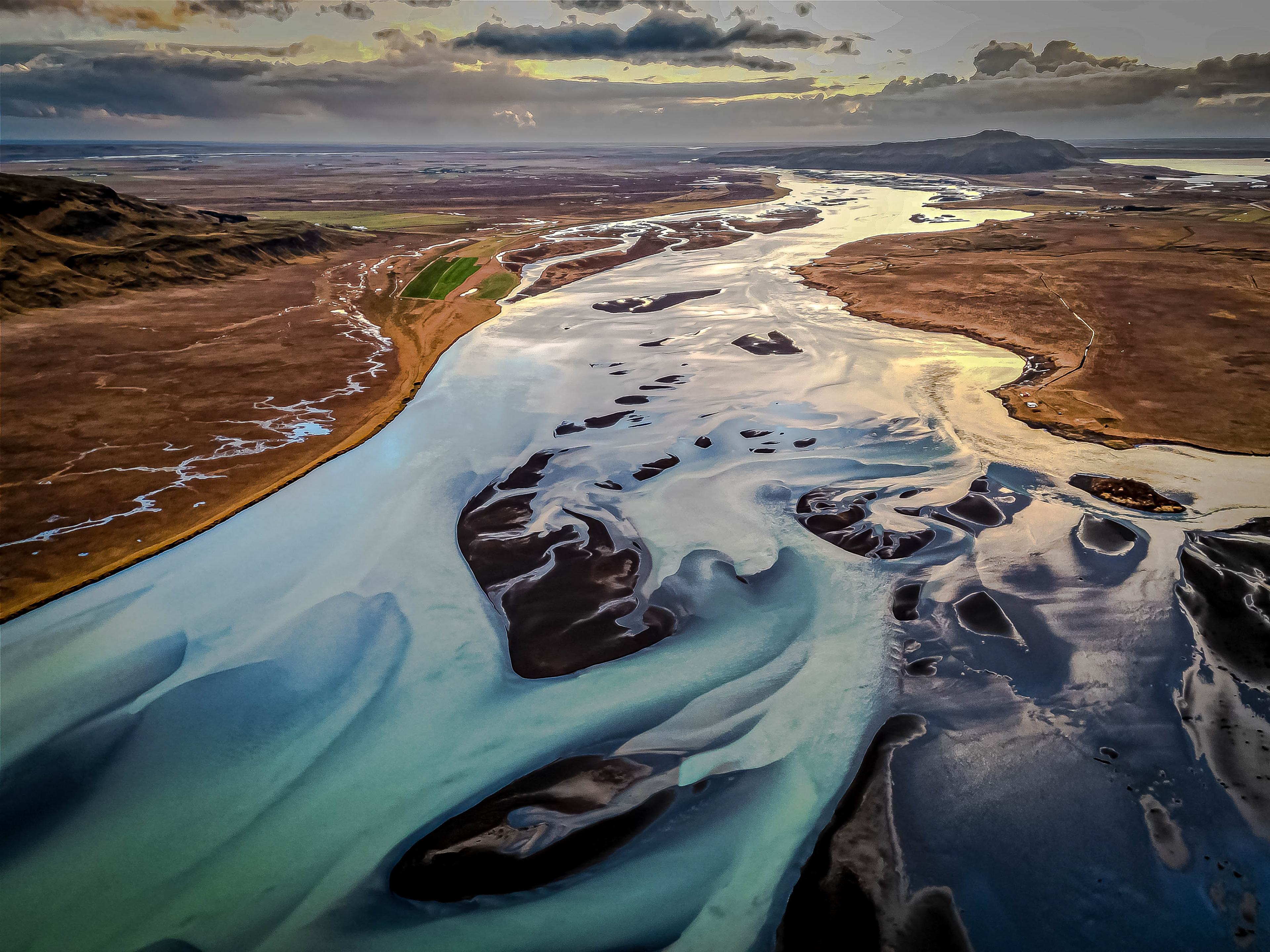Nature's Watercolours, Hvita, South Iceland