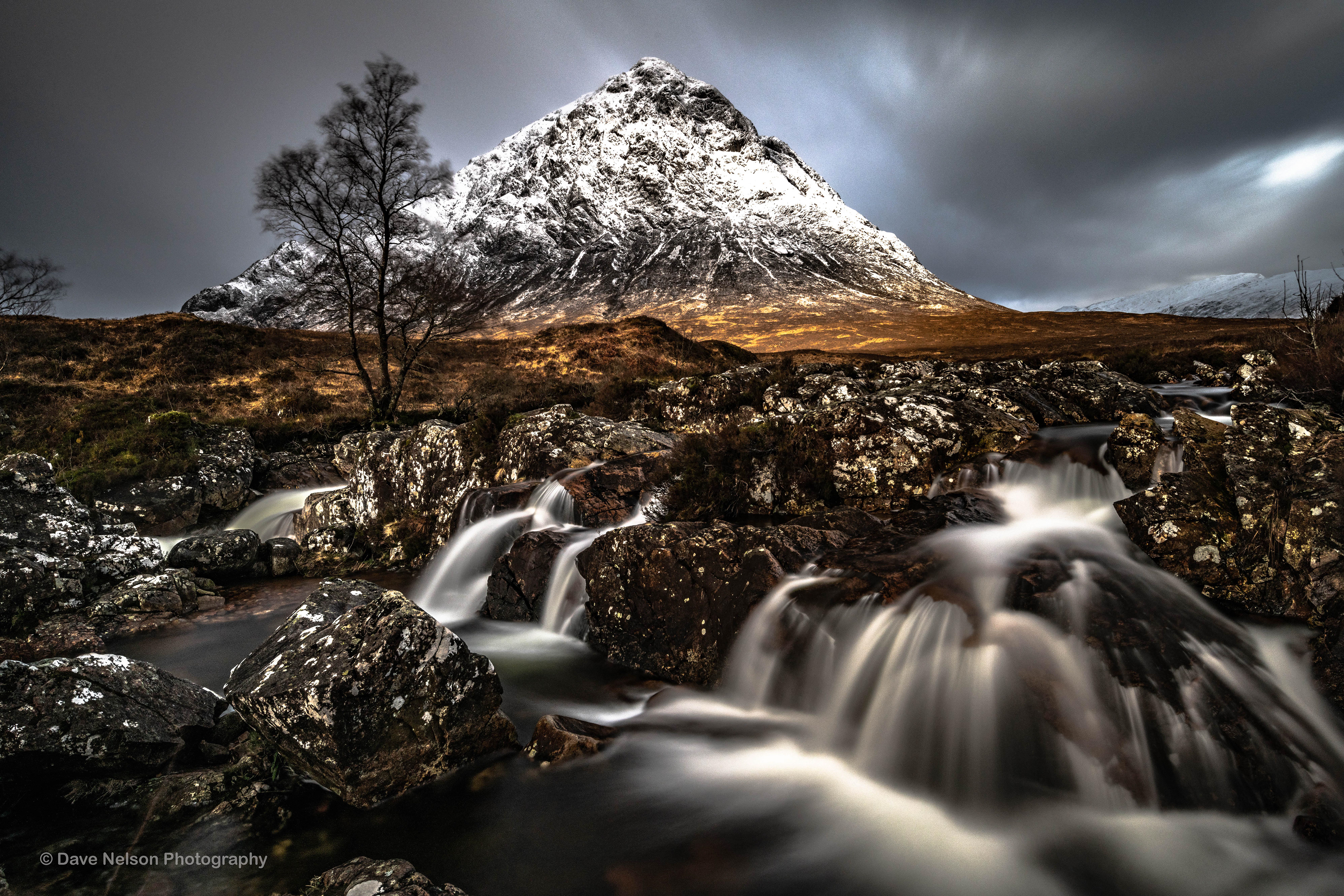 Buachaille Etive More Falls, Glencoe, Scotland