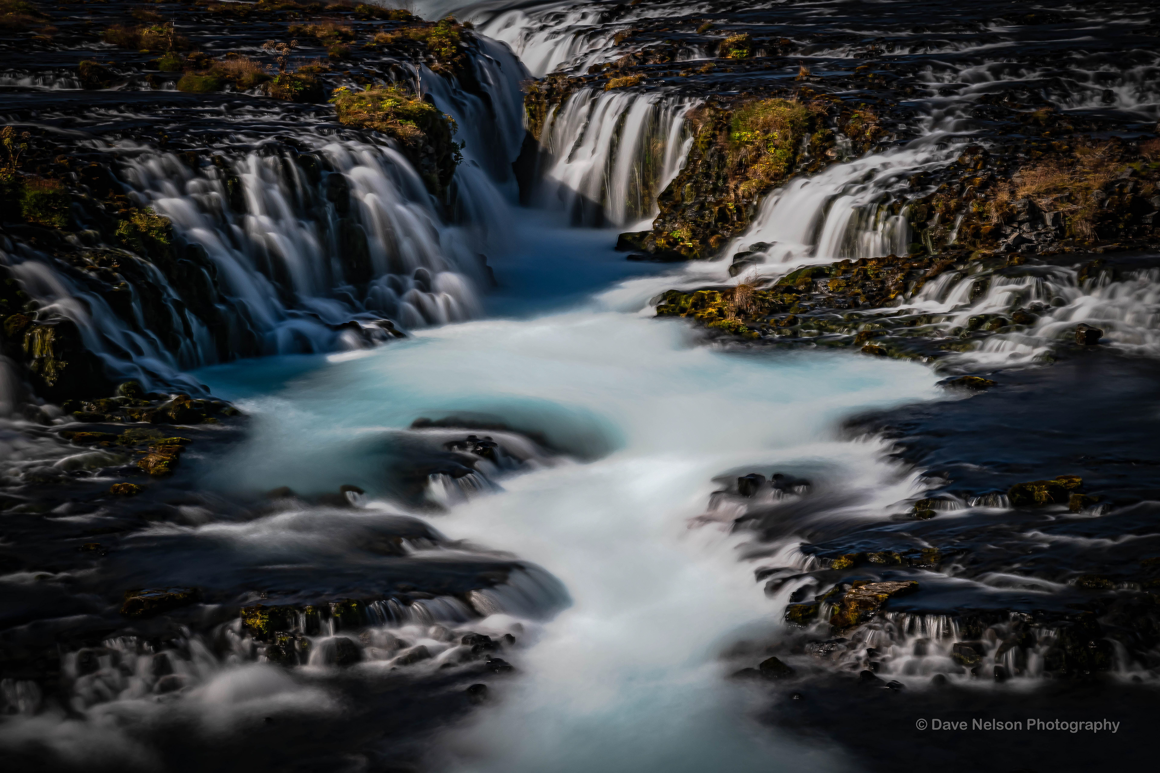 The Eye of the Falls, Brúarfoss, South Iceland
