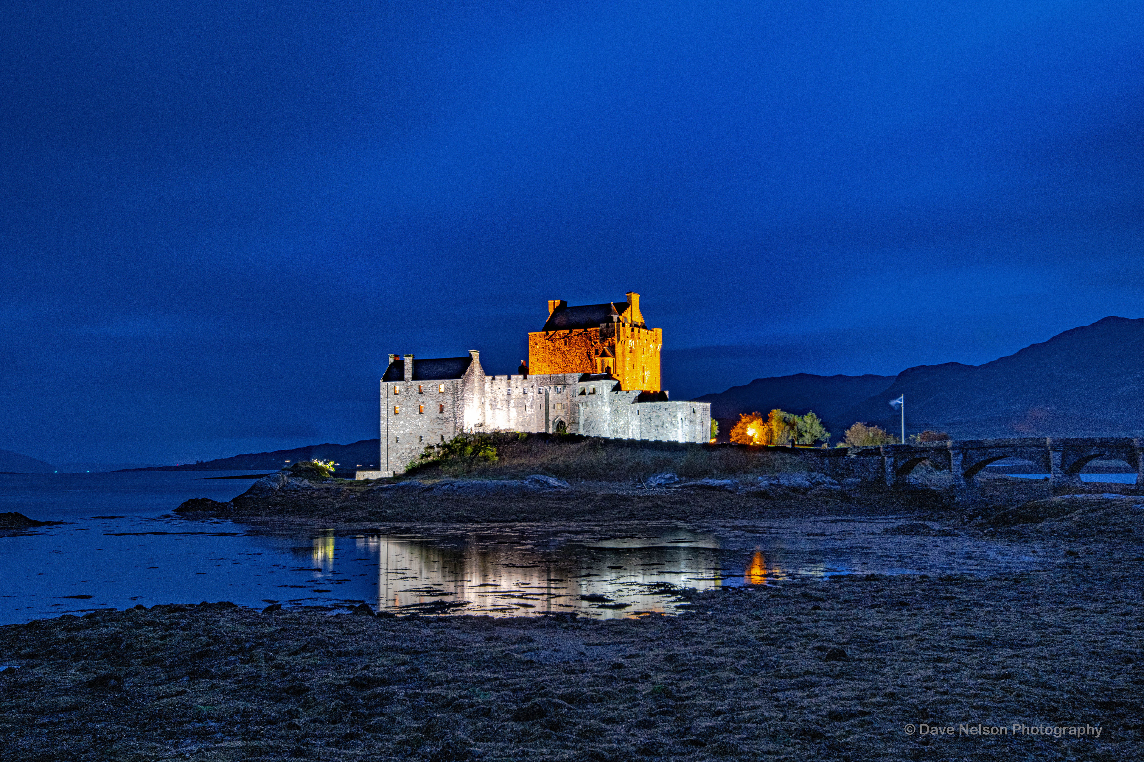 Illuminated - Eilean Donan Castle, Dornie, Highlands, Scotland