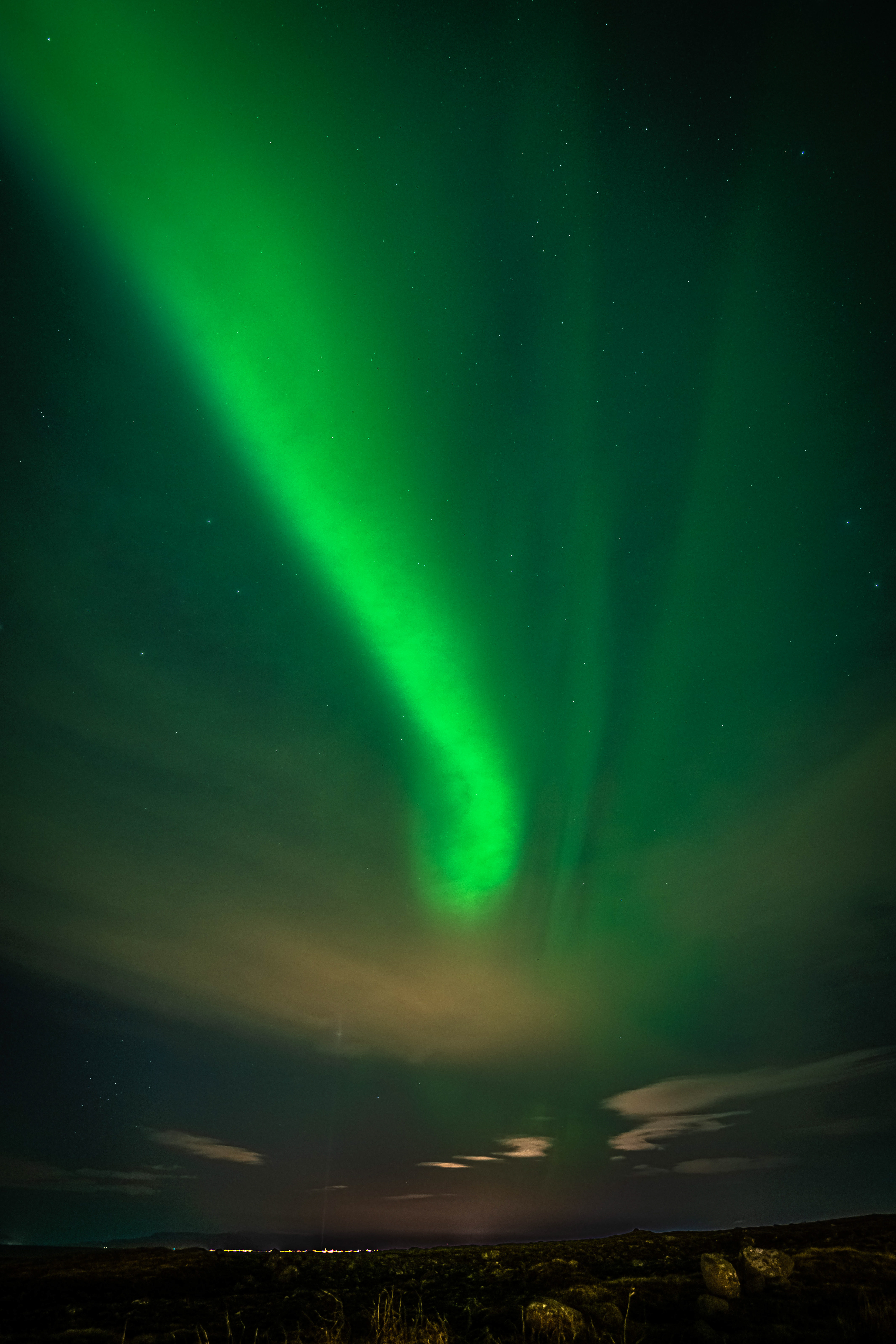 Reykjanes LIght Show, Iceland