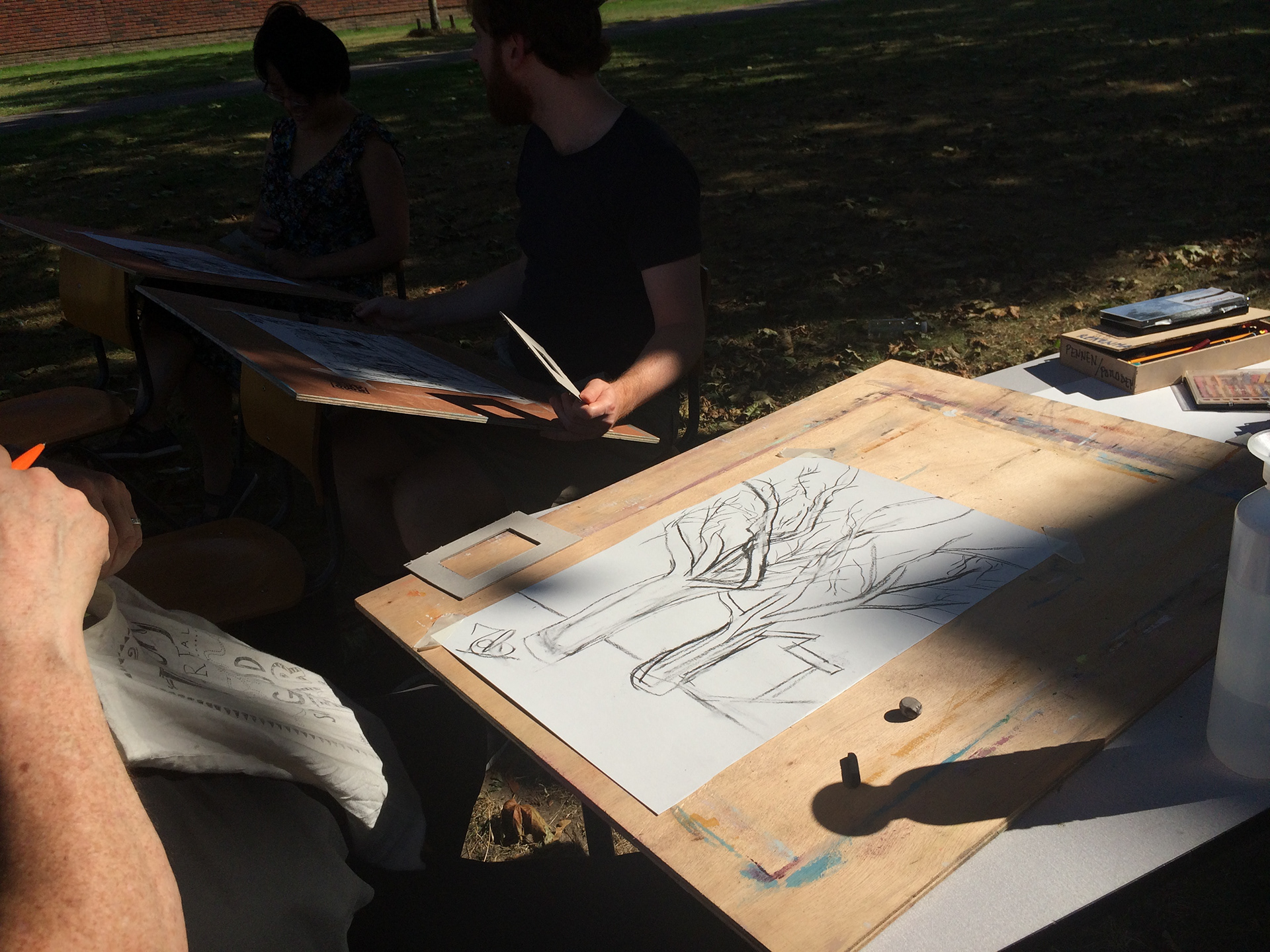 Tekenen naar de waarneming