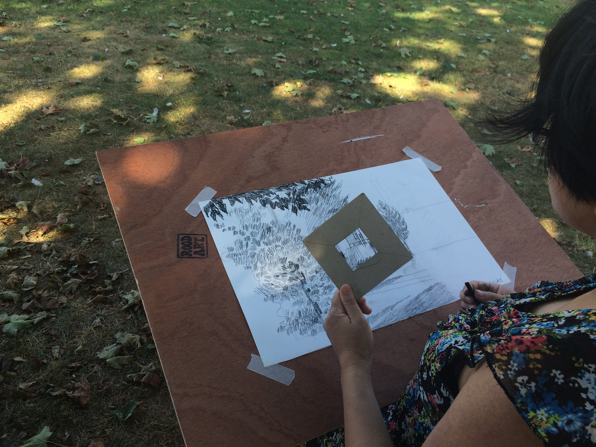 Tekenen naar de waarneming