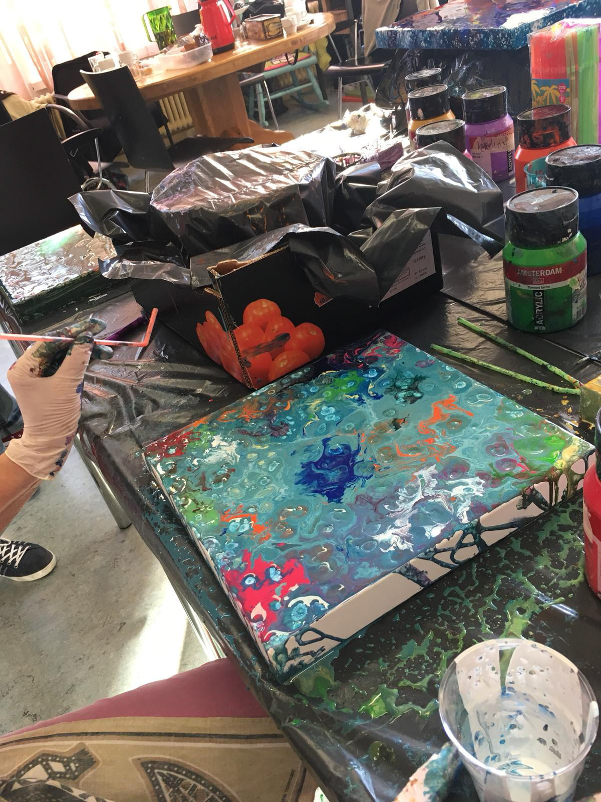 Workshop:fluid painting