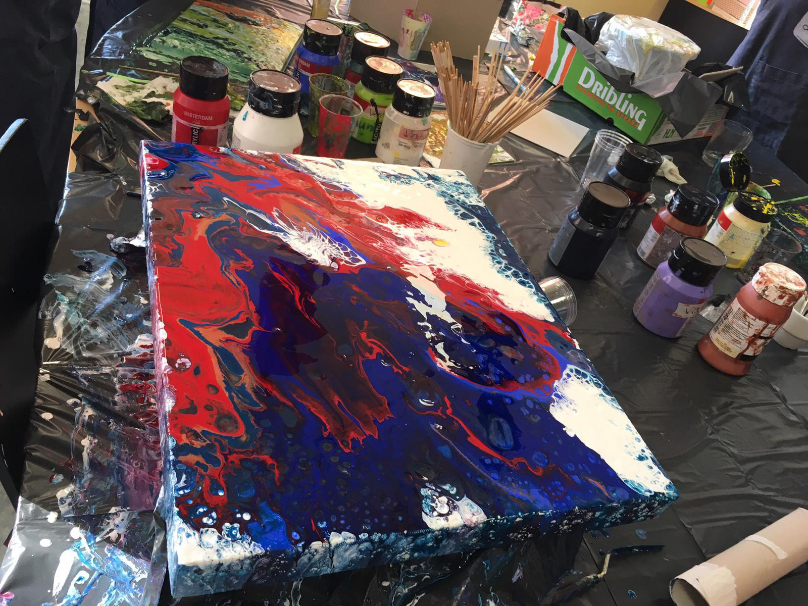 Workshop: fluid painting