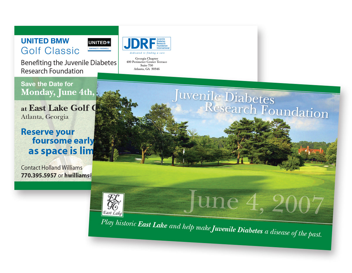 JDRF - East Lake Golf Course Postcard