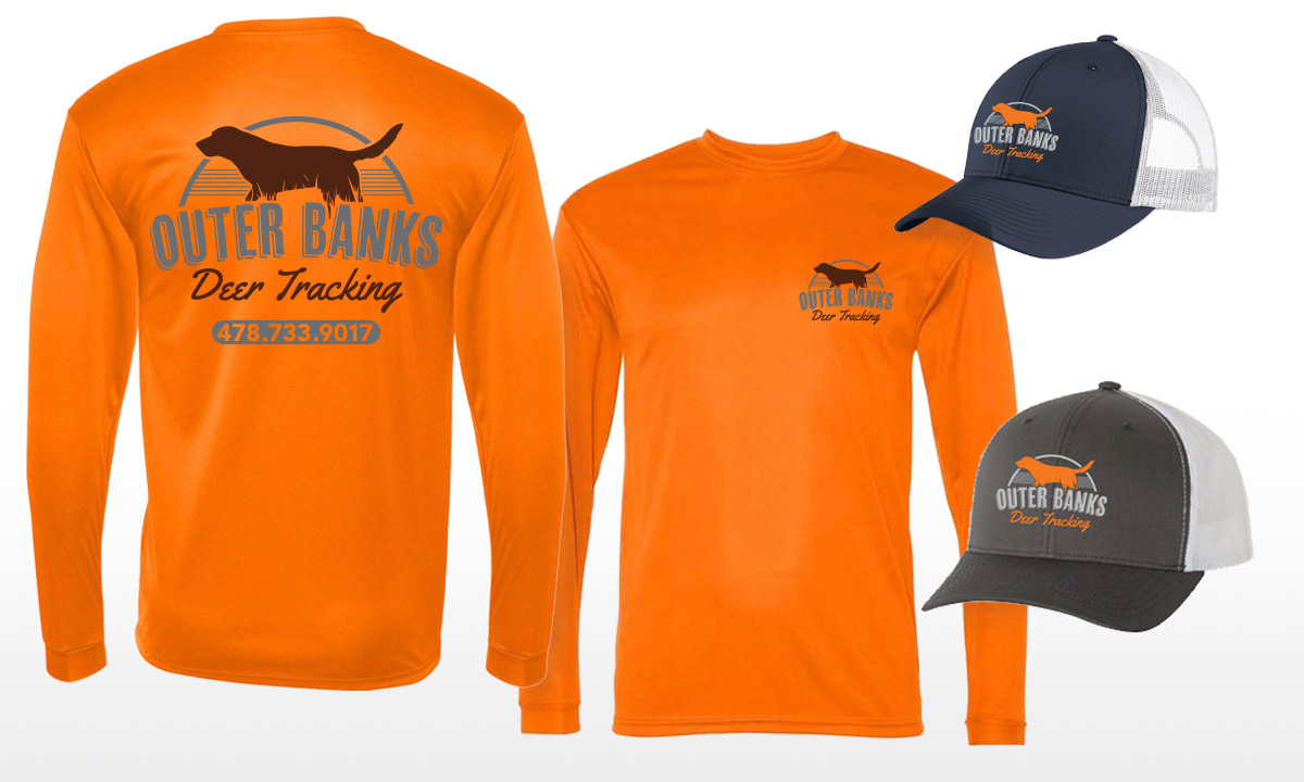 Outer Banks Deer Tracking - Shirts + Hats