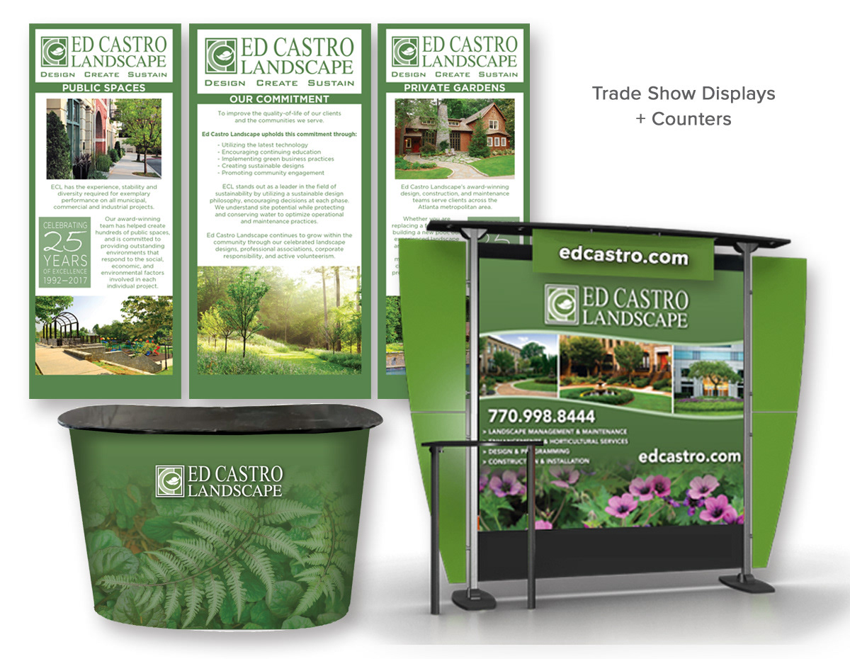 Ed Castro Landscaping - Trade Show Displays
