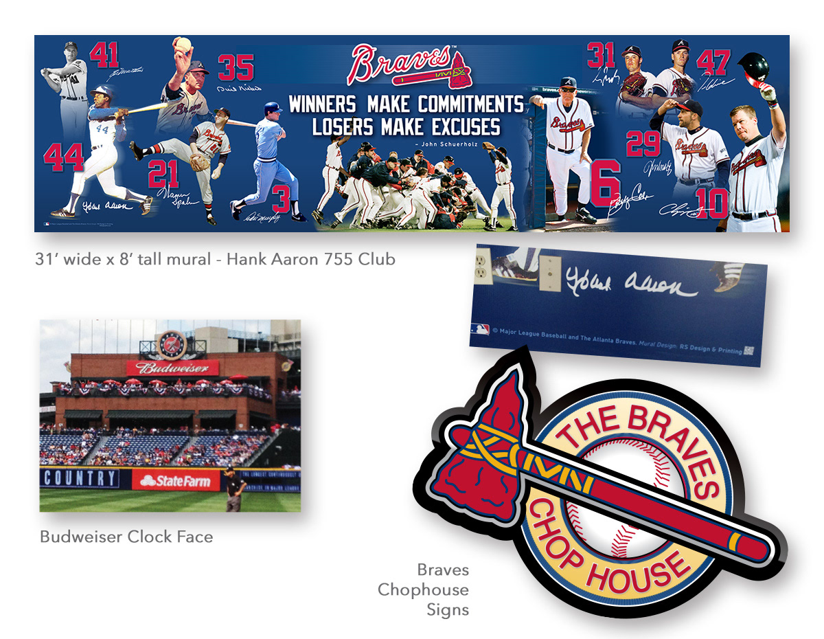 Atlanta Braves - Stadium Signs
