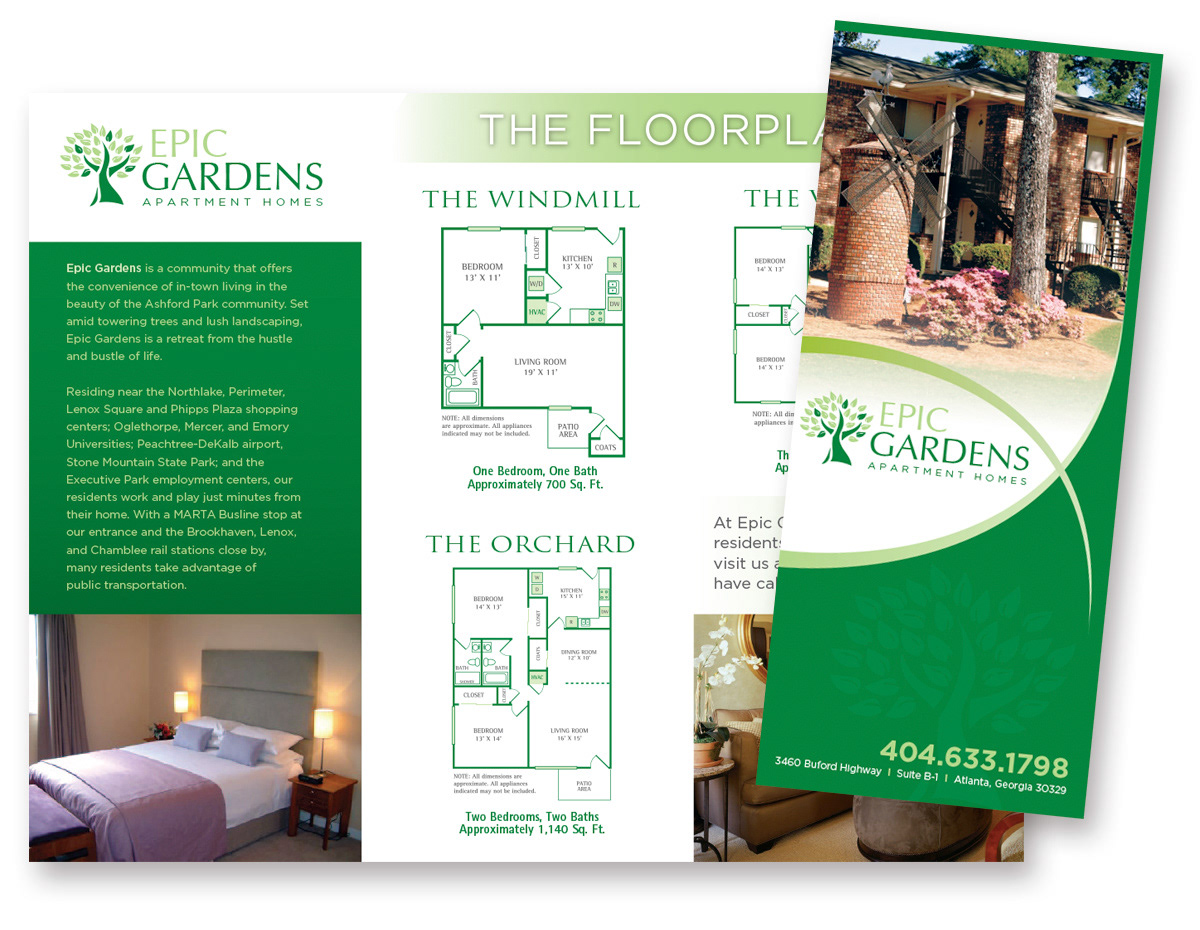 Epic Gardens Apartments - Trifold Brochure