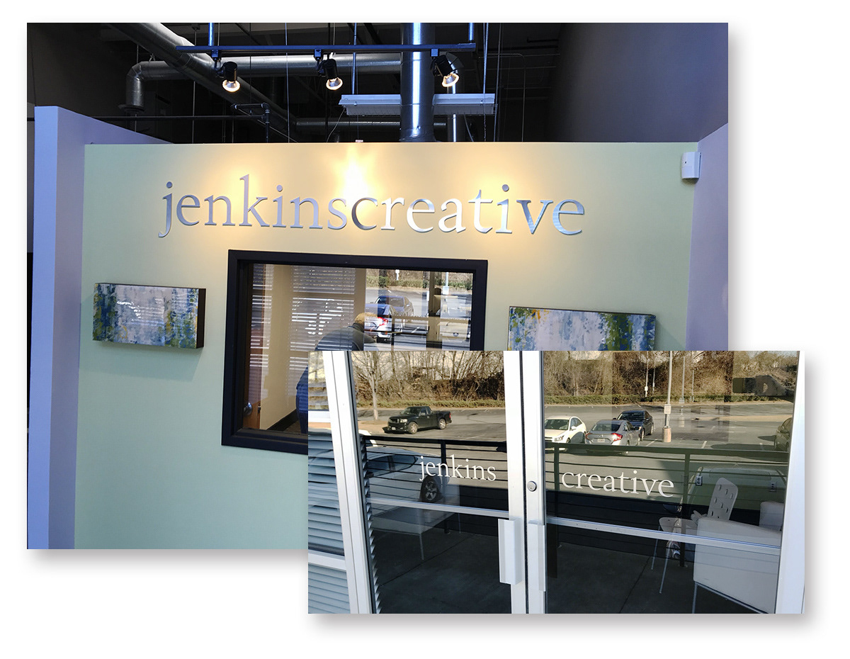 Jenkins Creative - 3D Brushed Silver Graphics